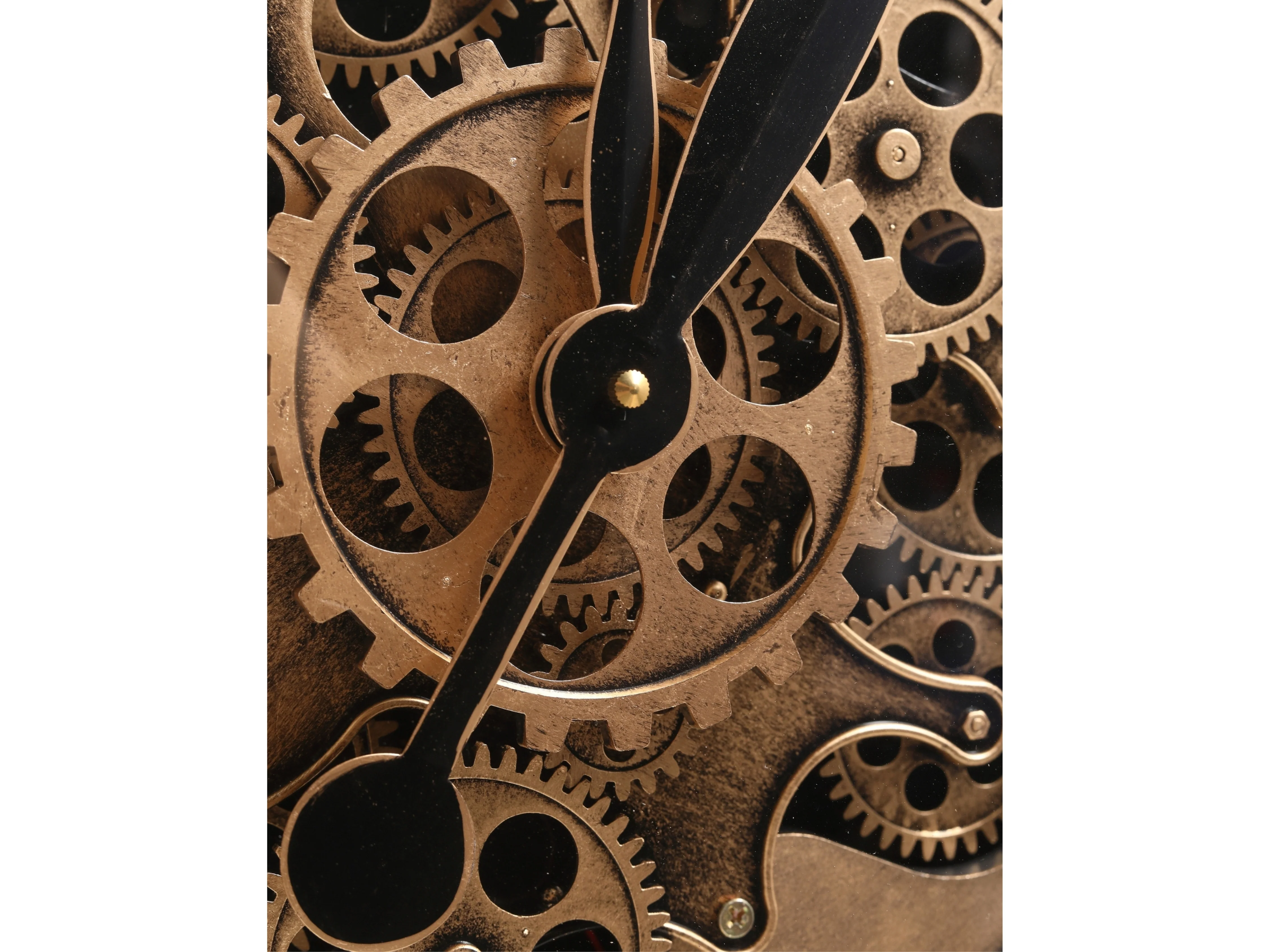 Haven Numeral Gear Wall Clock – Metal Frame (66cm) - Image 4