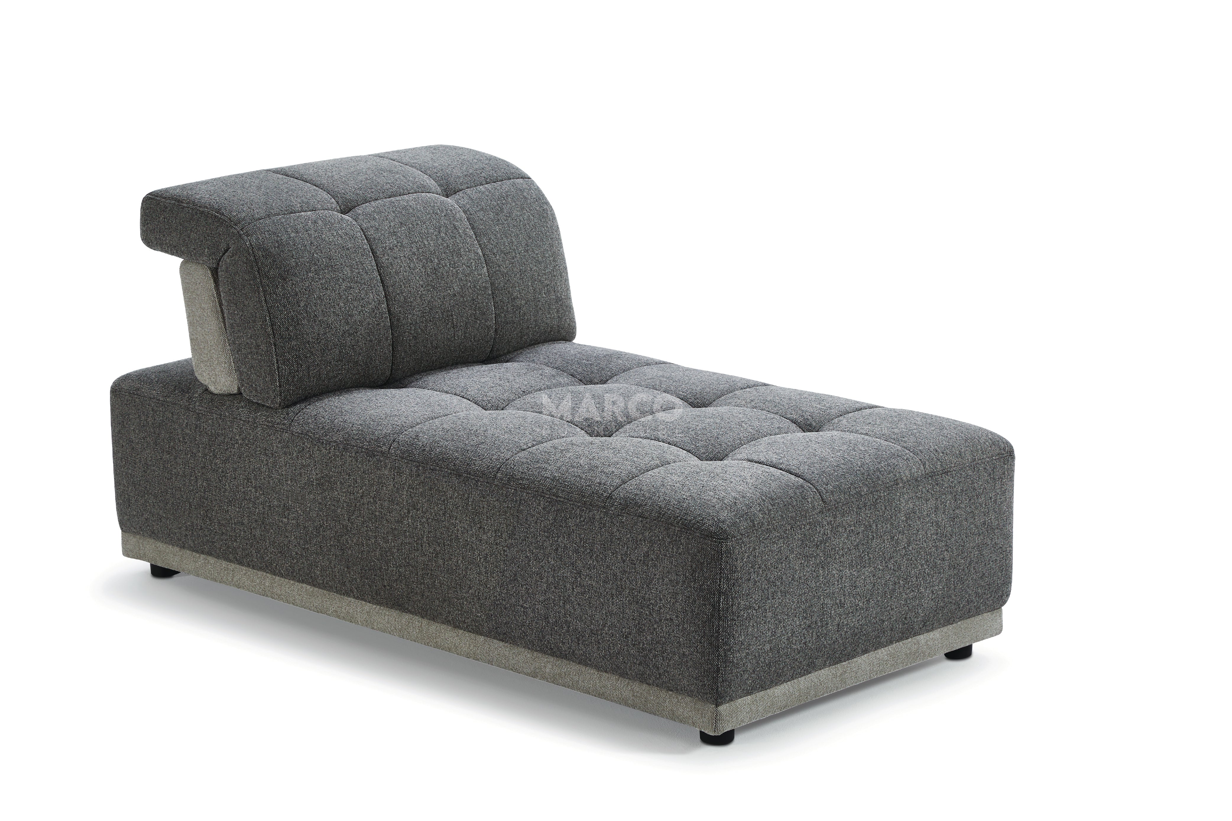 Hawaii Woven Fabric Modular Sofa Lounge with Chaise & Ottoman - Image 13
