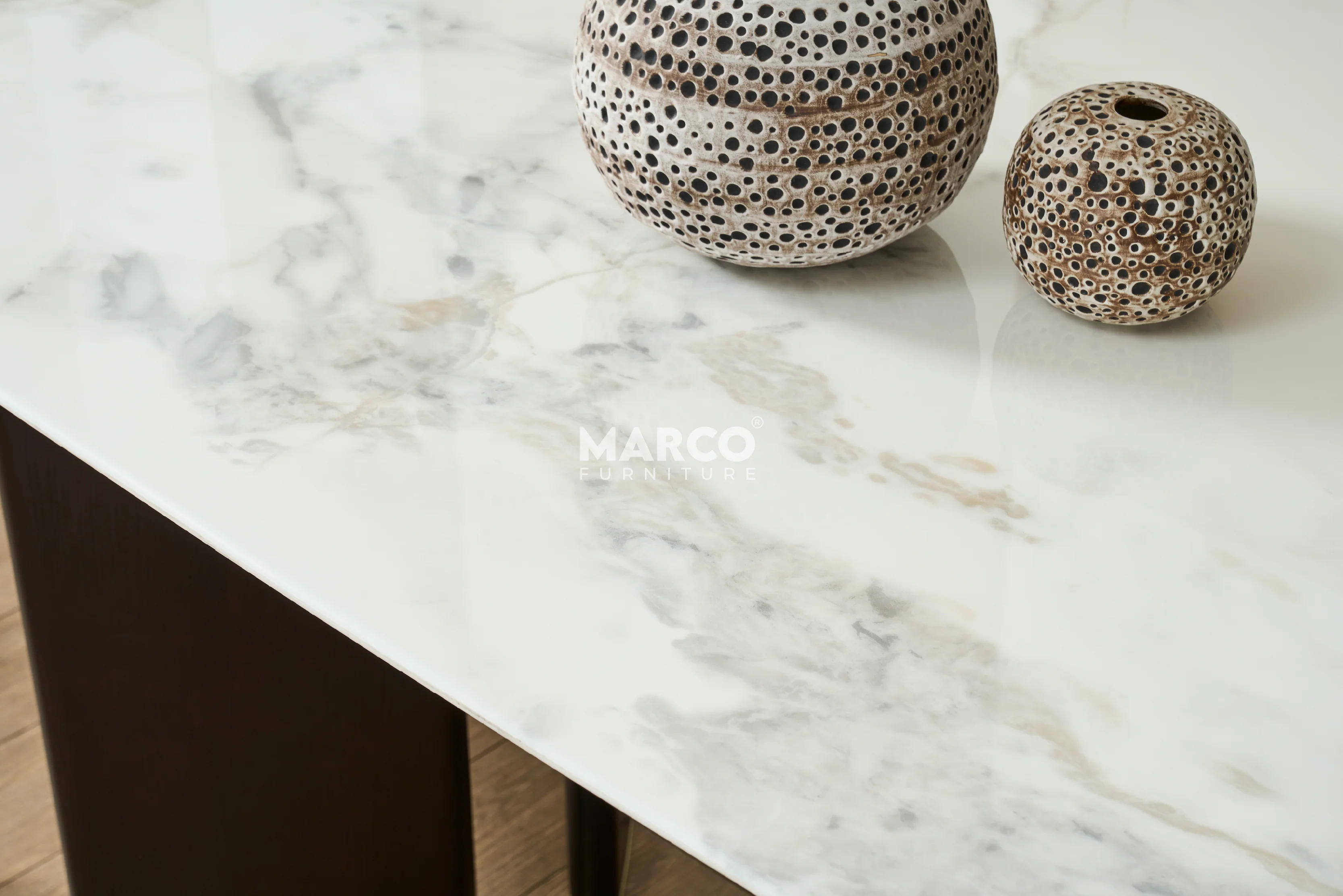 Henry Microlite Stone Top Dining Table - Image 5
