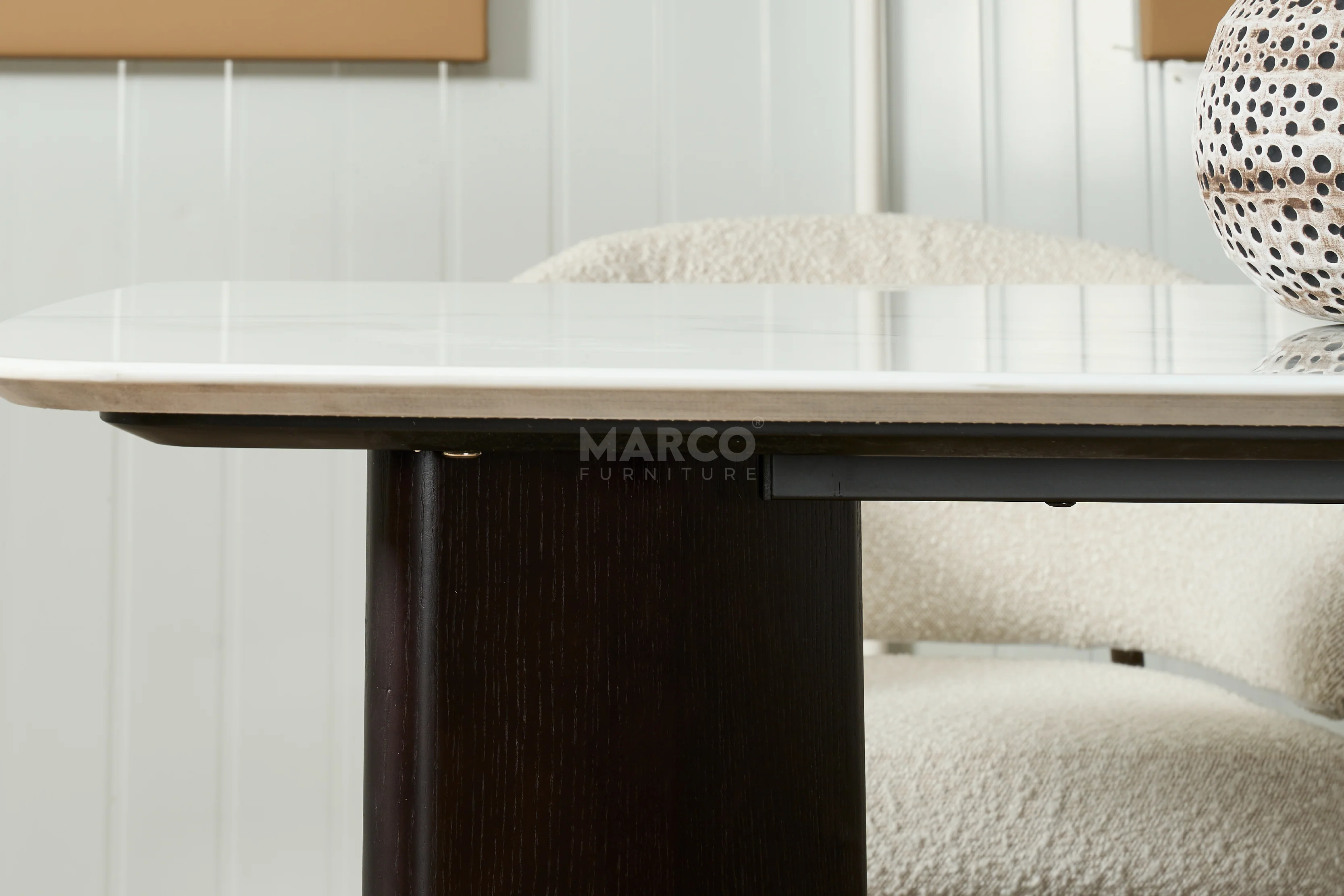 Henry Microlite Stone Top Dining Table - Image 6