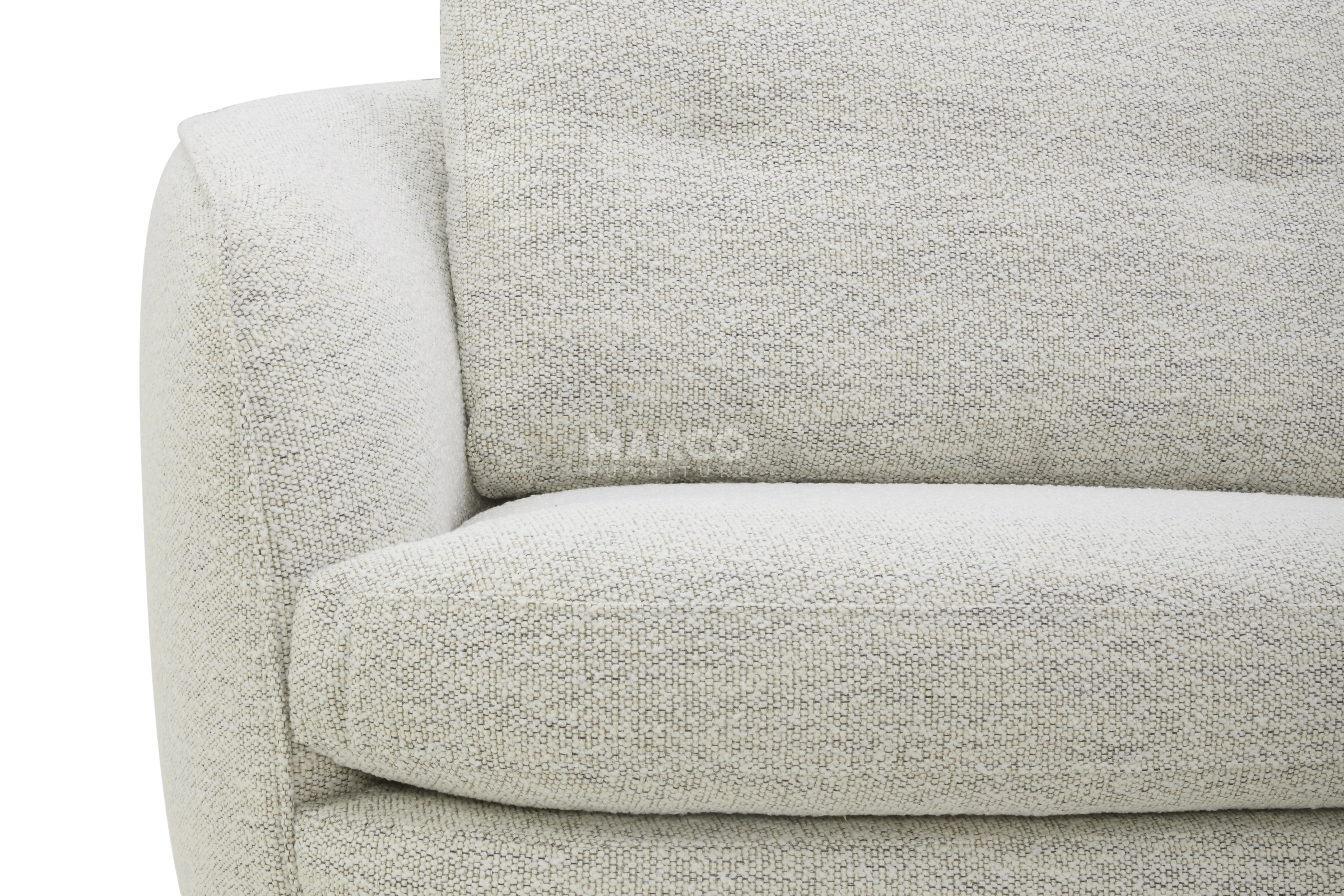 Lagoon Fabric Chaise Lounge – Curved Corner Lounge with Cushions - Image 13
