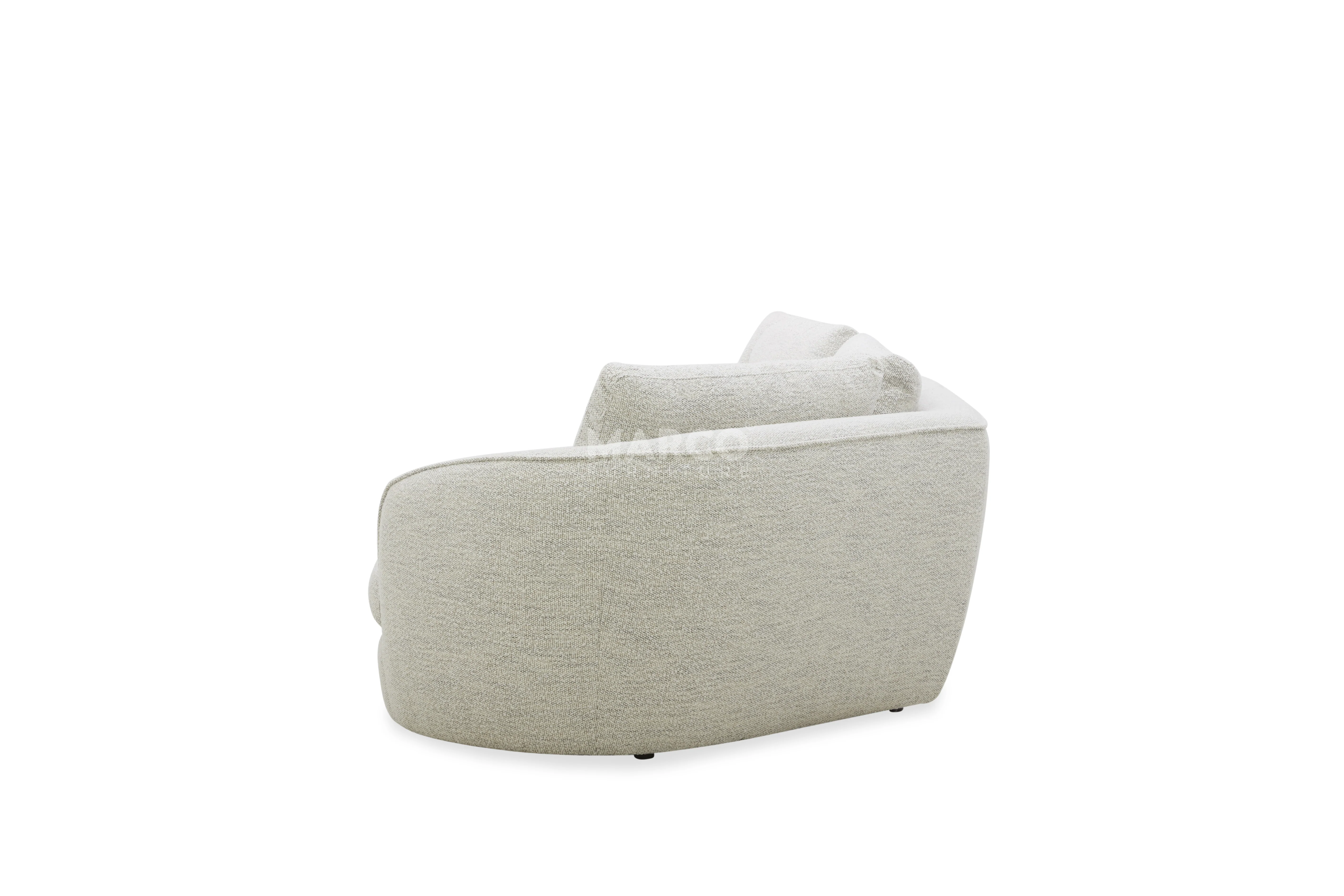 Lagoon Fabric Chaise Lounge – Curved Corner Lounge with Cushions - Image 8