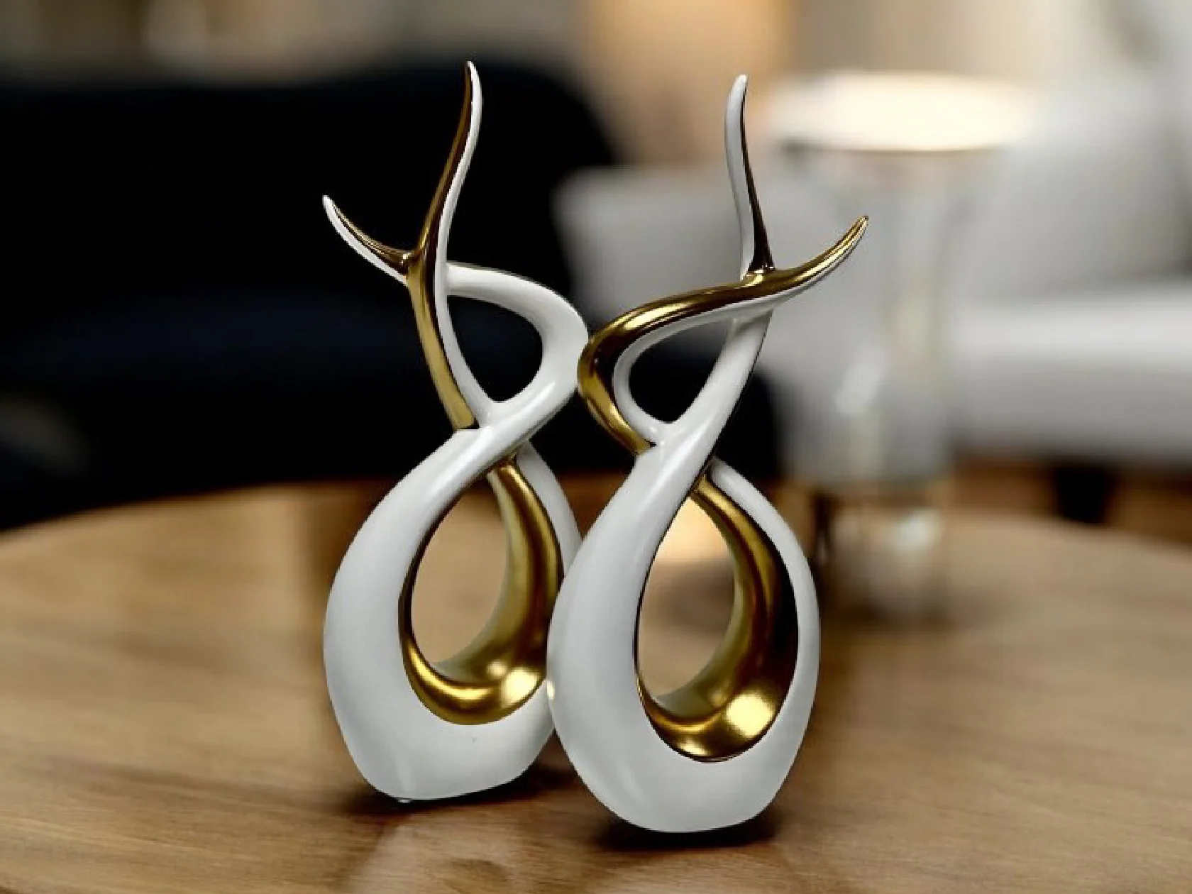 Abstract Art Ceramic Statue - Image 3