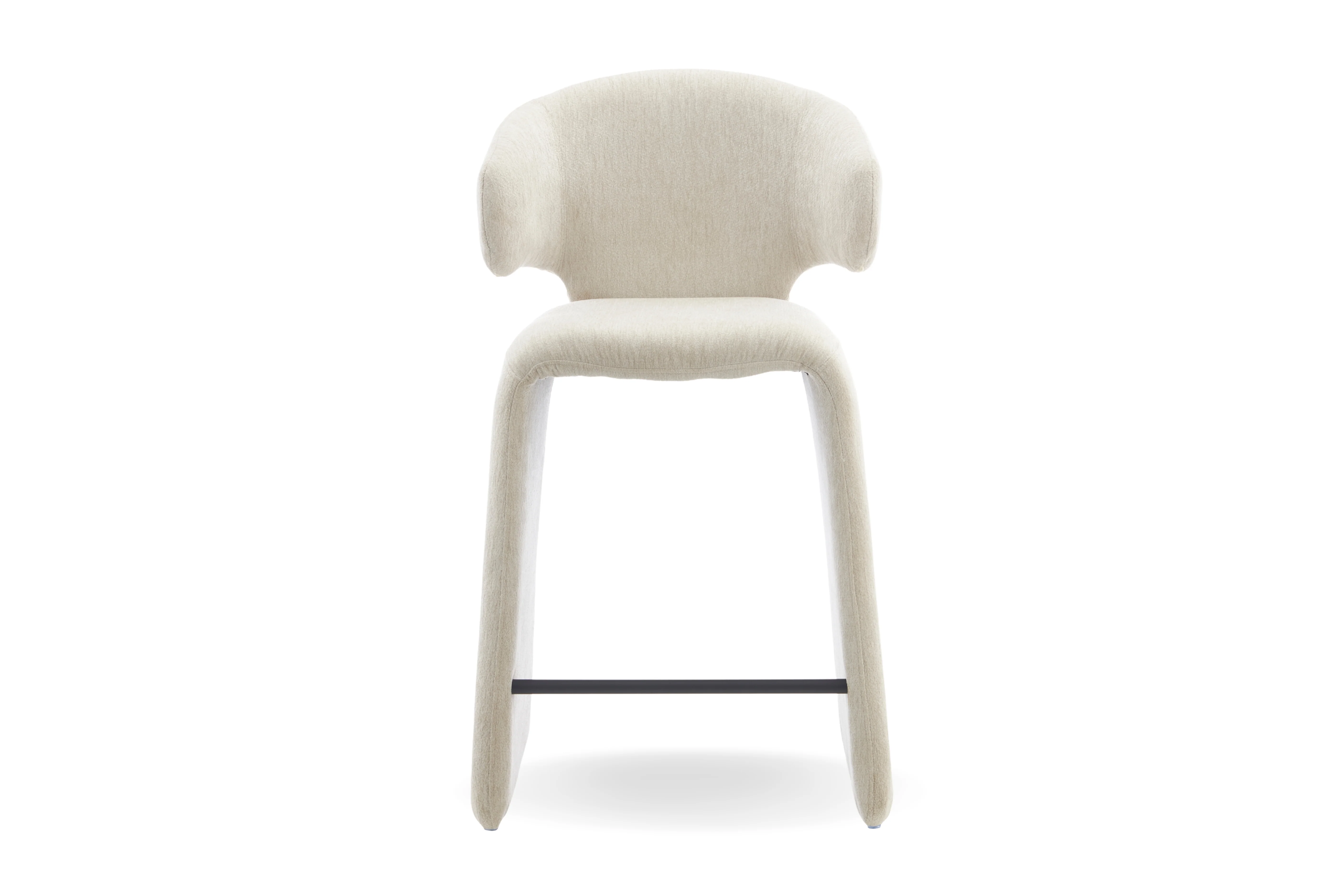 Luxe Fabric Bar Chair - Upholstered Bar Stool - Image 5