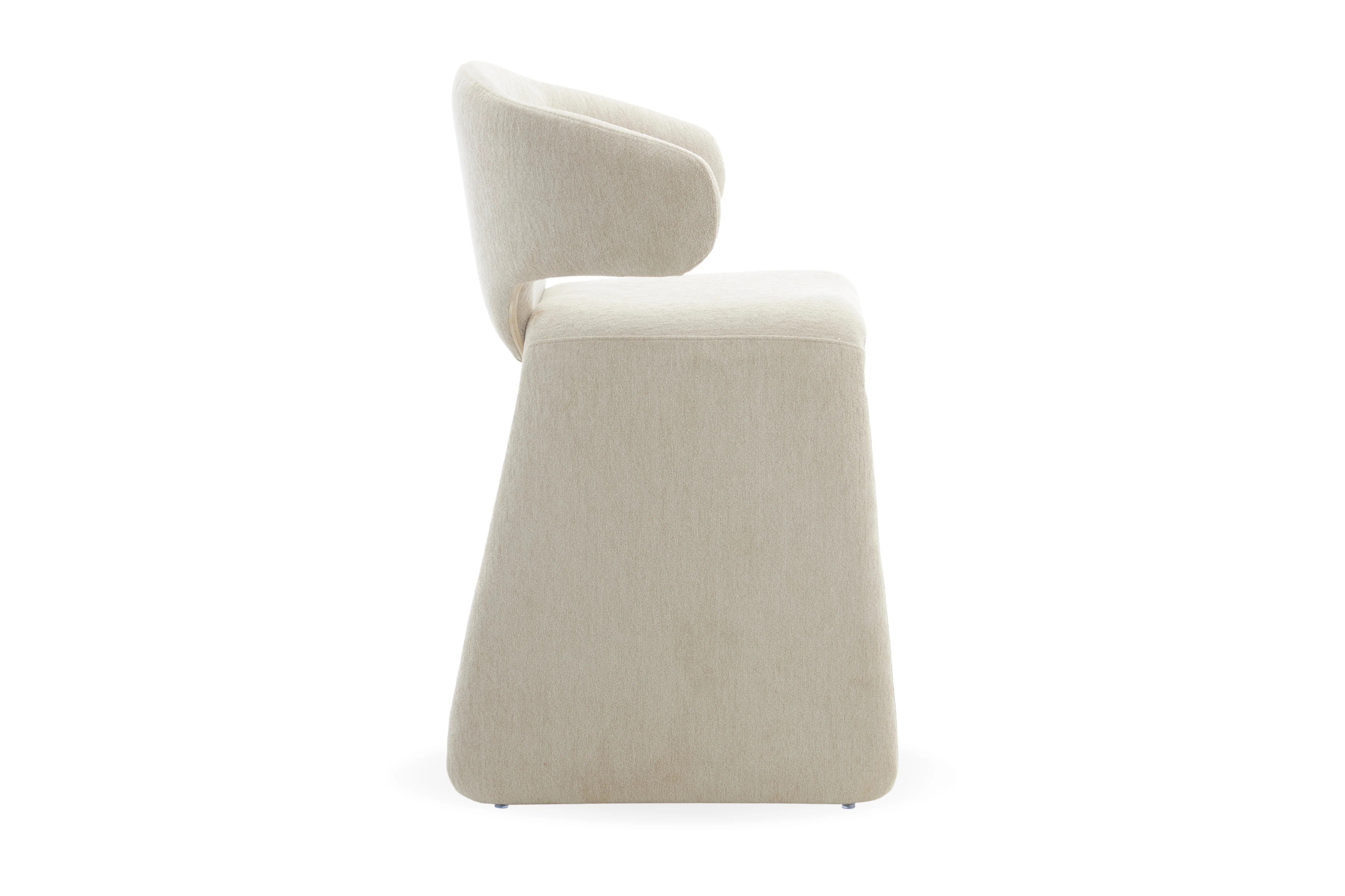 Luxe Fabric Bar Chair - Upholstered Bar Stool - Image 7
