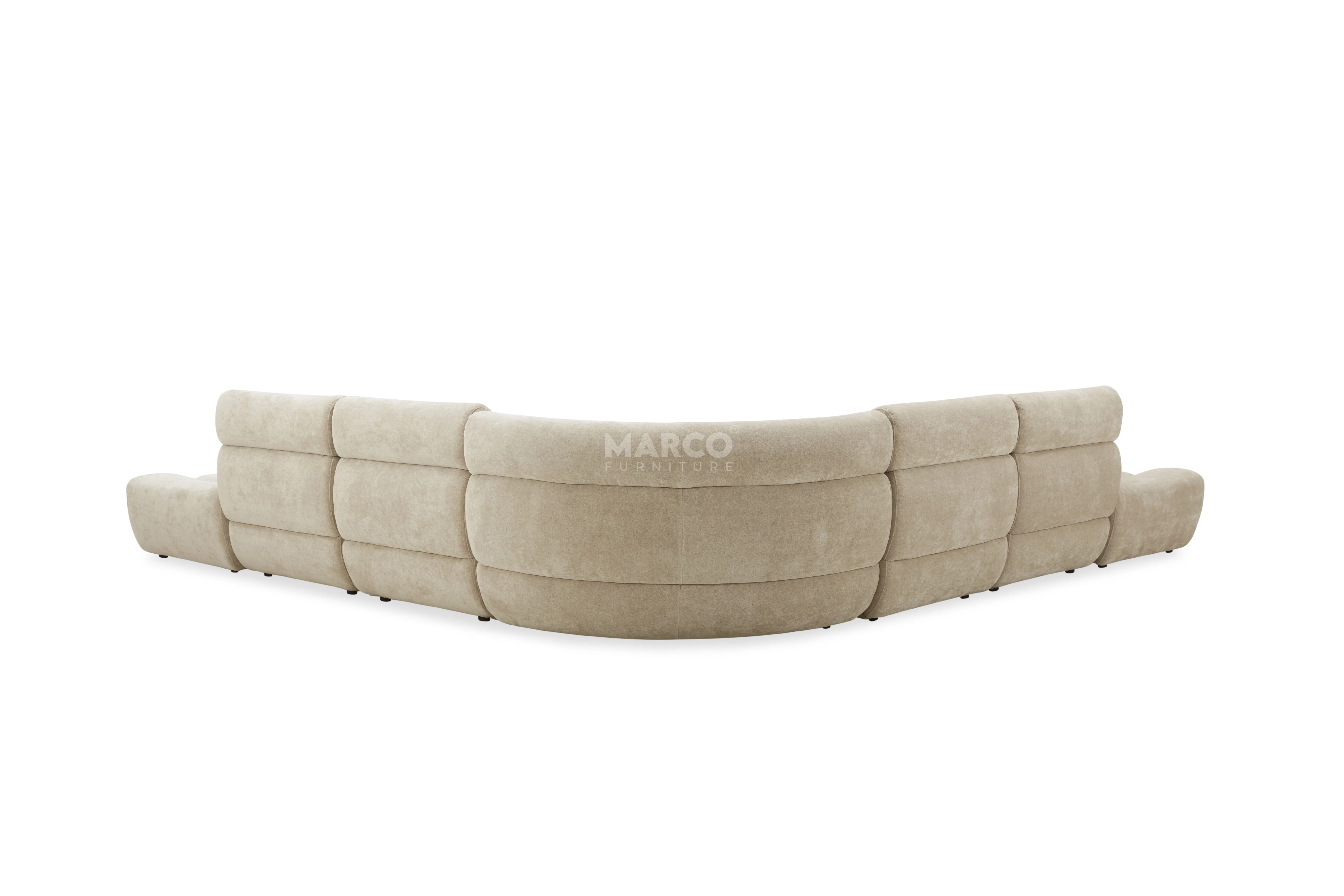 Manchester Corner Lounge Sofa with Ottomans – Modern Sectional Couch - Image 10