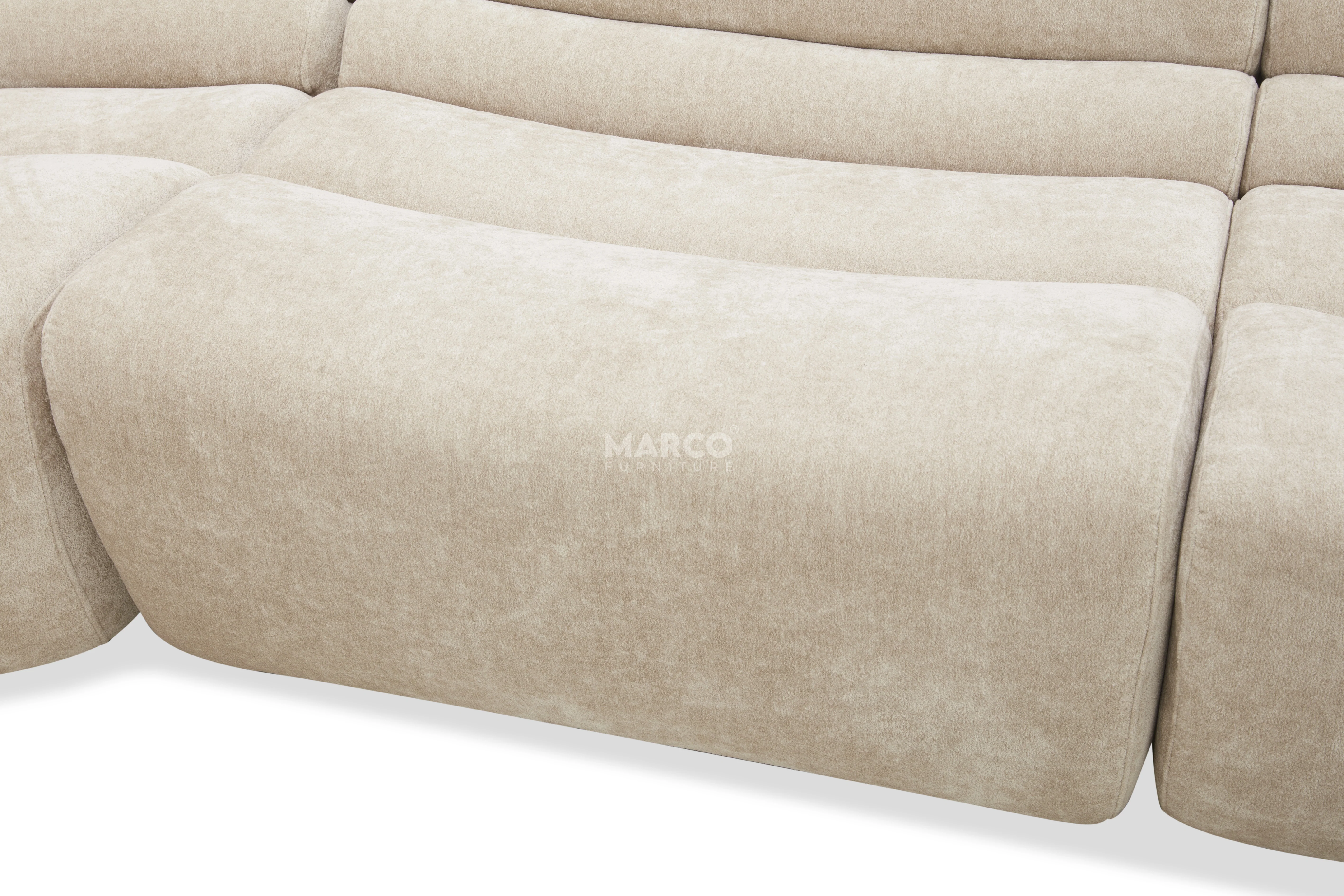 Manchester Corner Lounge Sofa with Ottomans – Modern Sectional Couch - Image 15