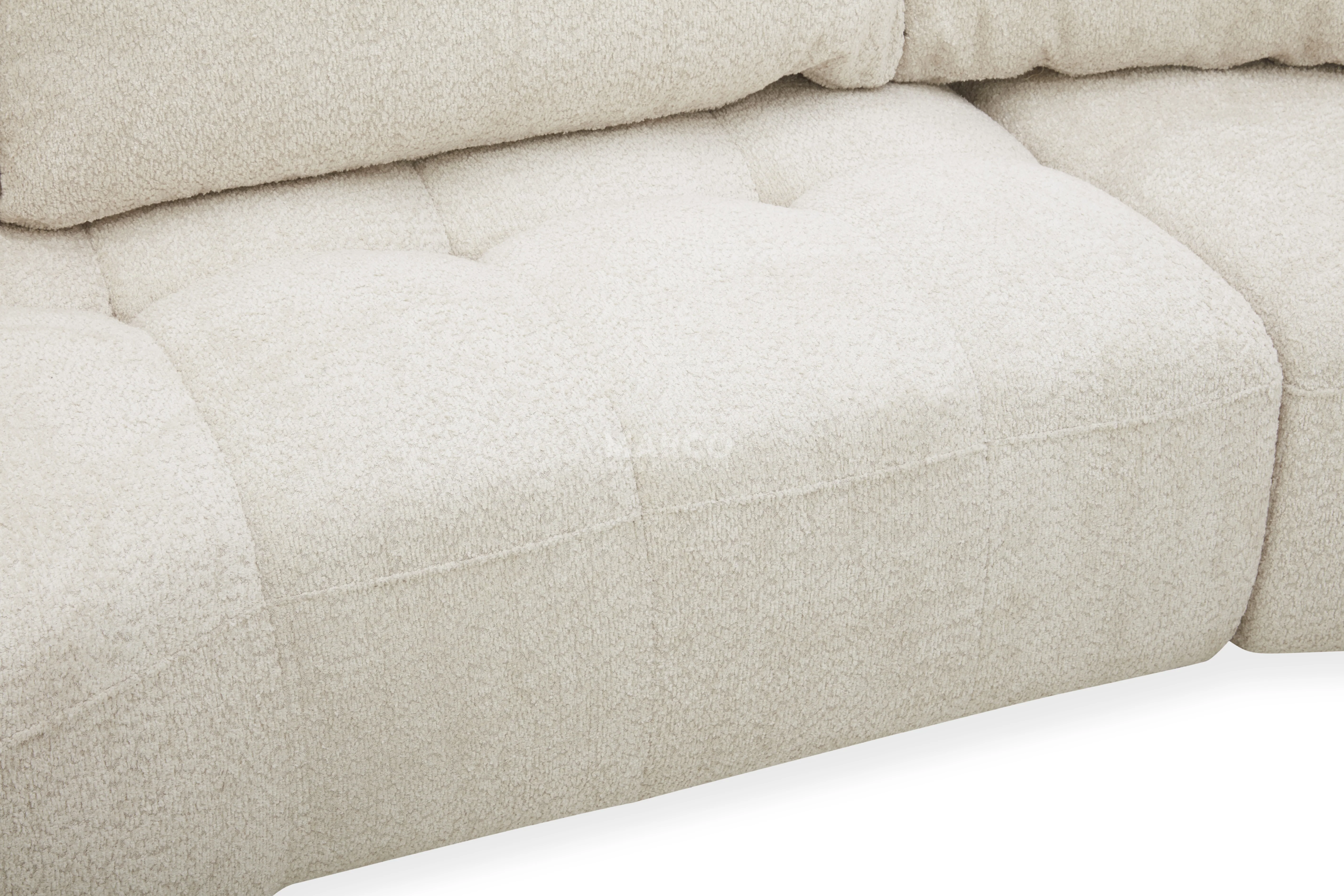 Mapple Woven Fabric Corner Lounge – Modern Sectional Sofa - Image 9