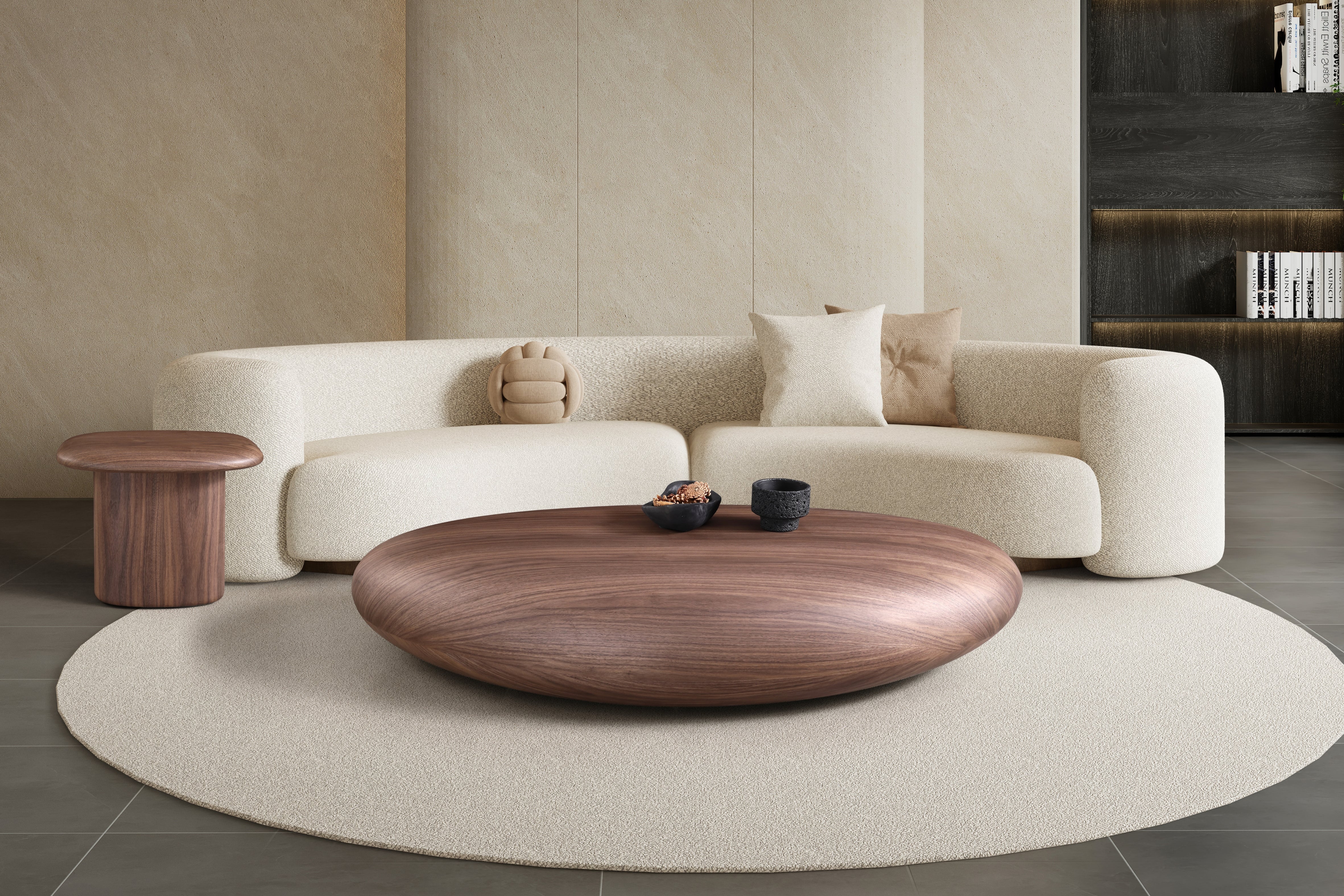 Marcella Walnut Corner Table - Image 3
