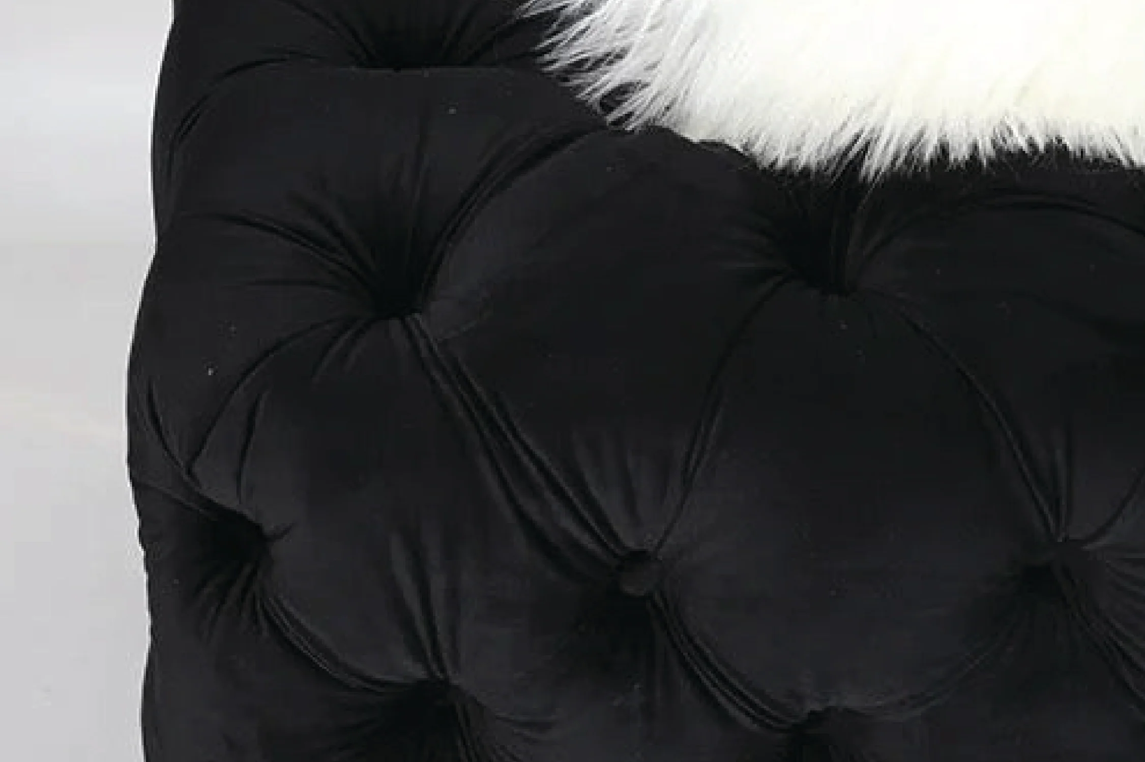Marcus Velvet Chesterfield Sofa – Black Tufted Lounge with Gold Legs - Image 7