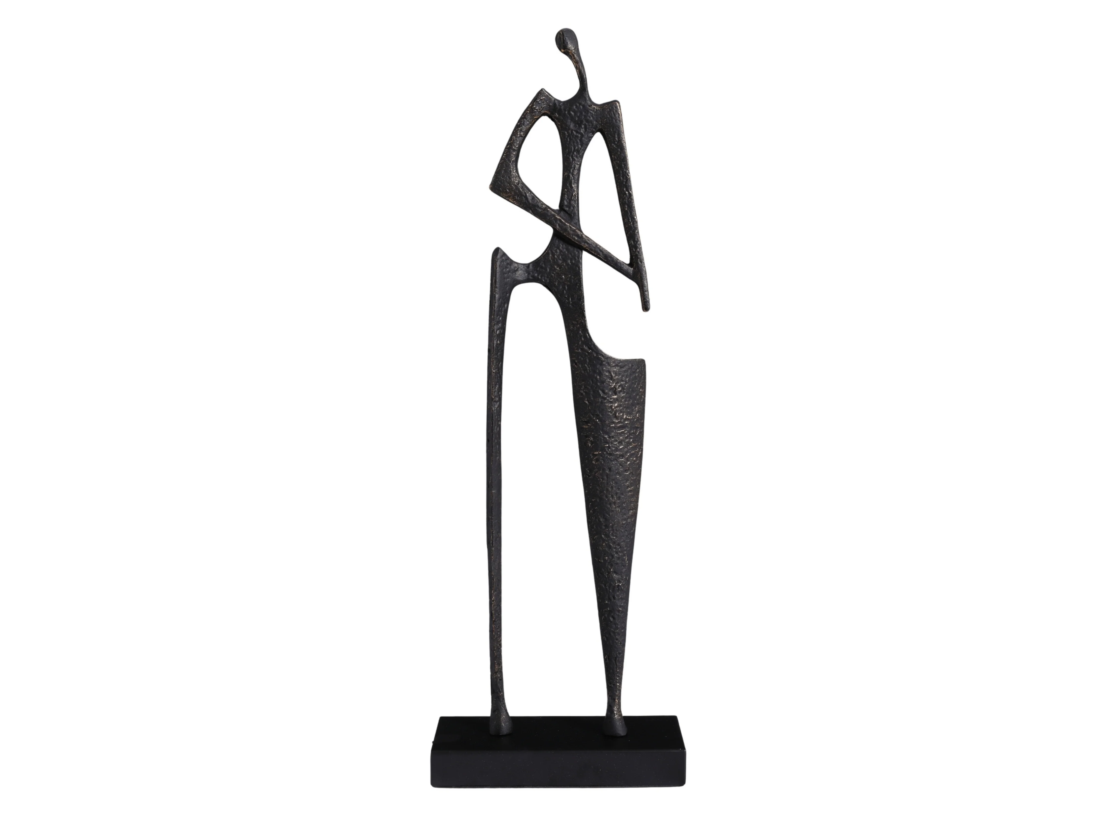 Minimal Tall Abstract Metal Sculpture - Image 2