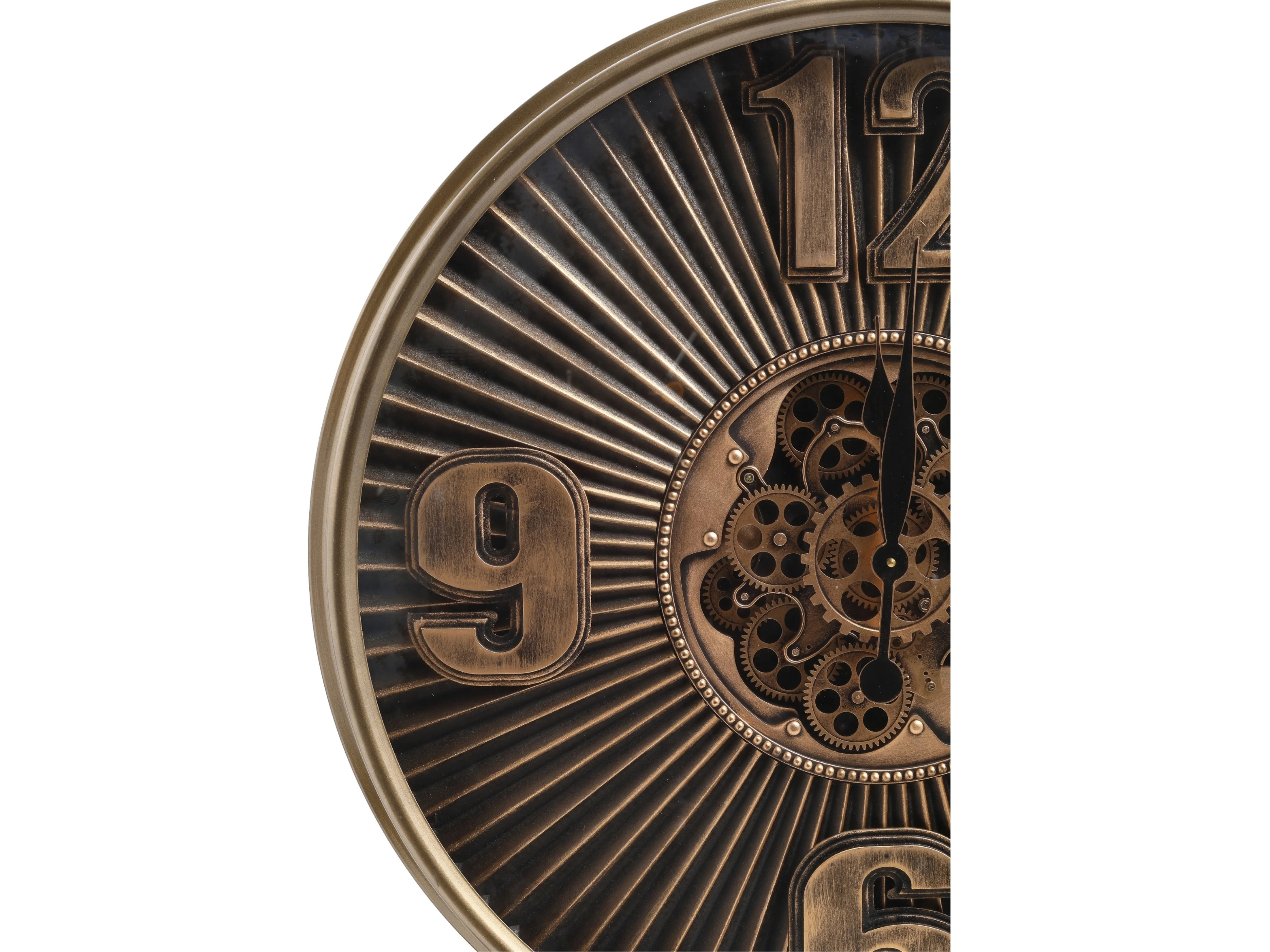 Sterling Extra Large Vintage Moving Cogs Wall Clock (80cm) - Image 3