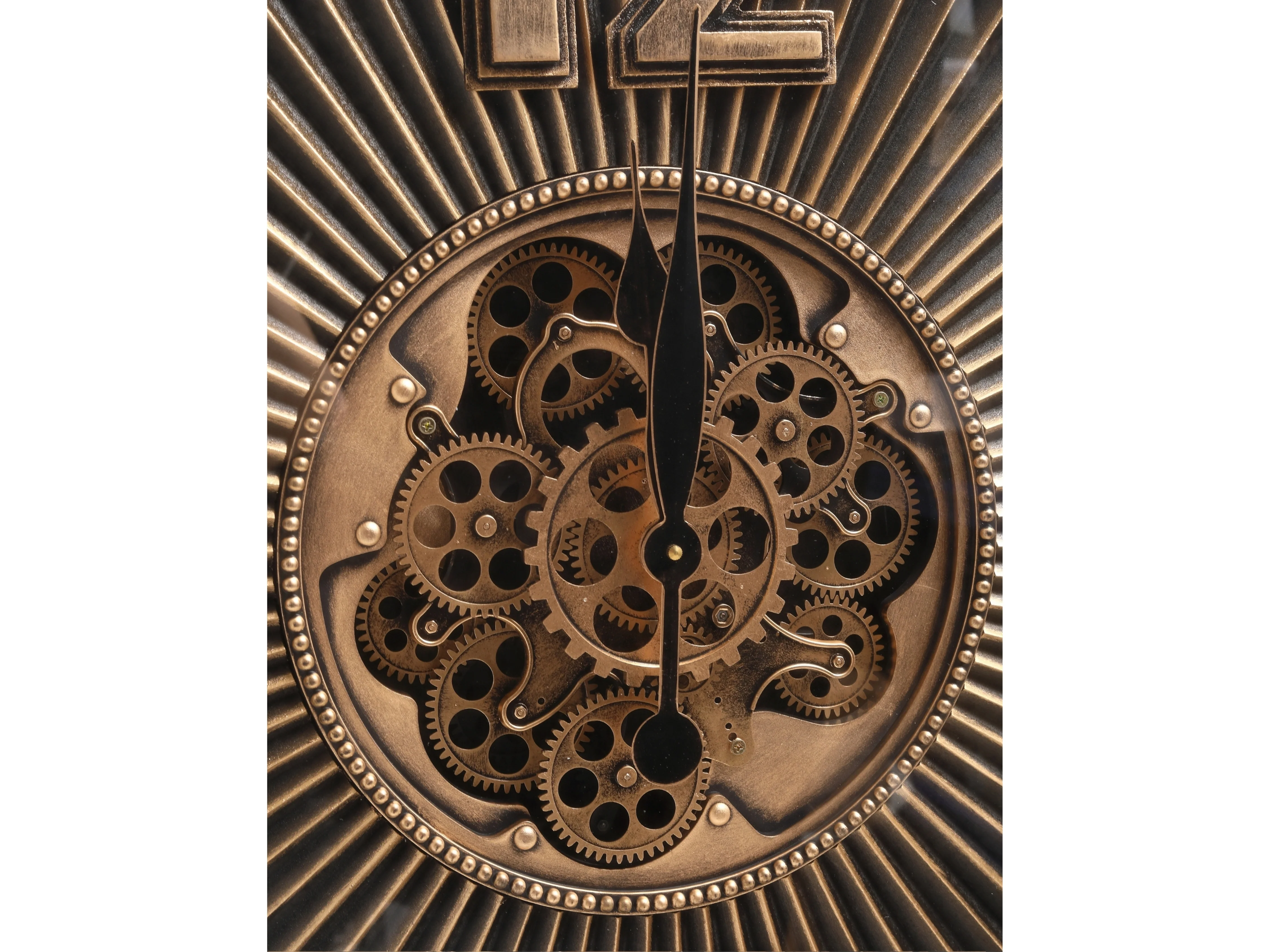Sterling Extra Large Vintage Moving Cogs Wall Clock (80cm) - Image 4