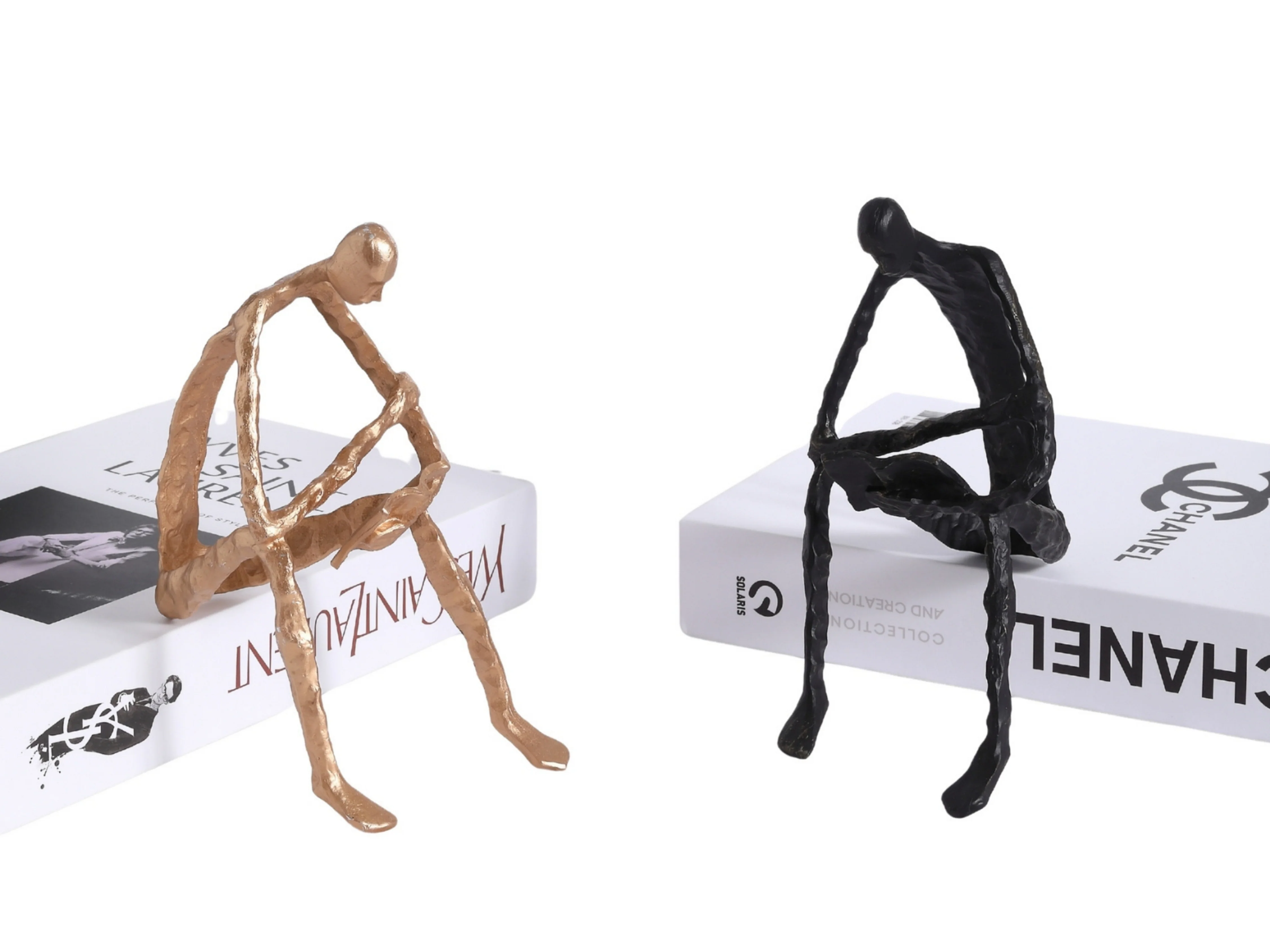 Nora Decorative Figurine – Modern Reading Sculpture - Image 2