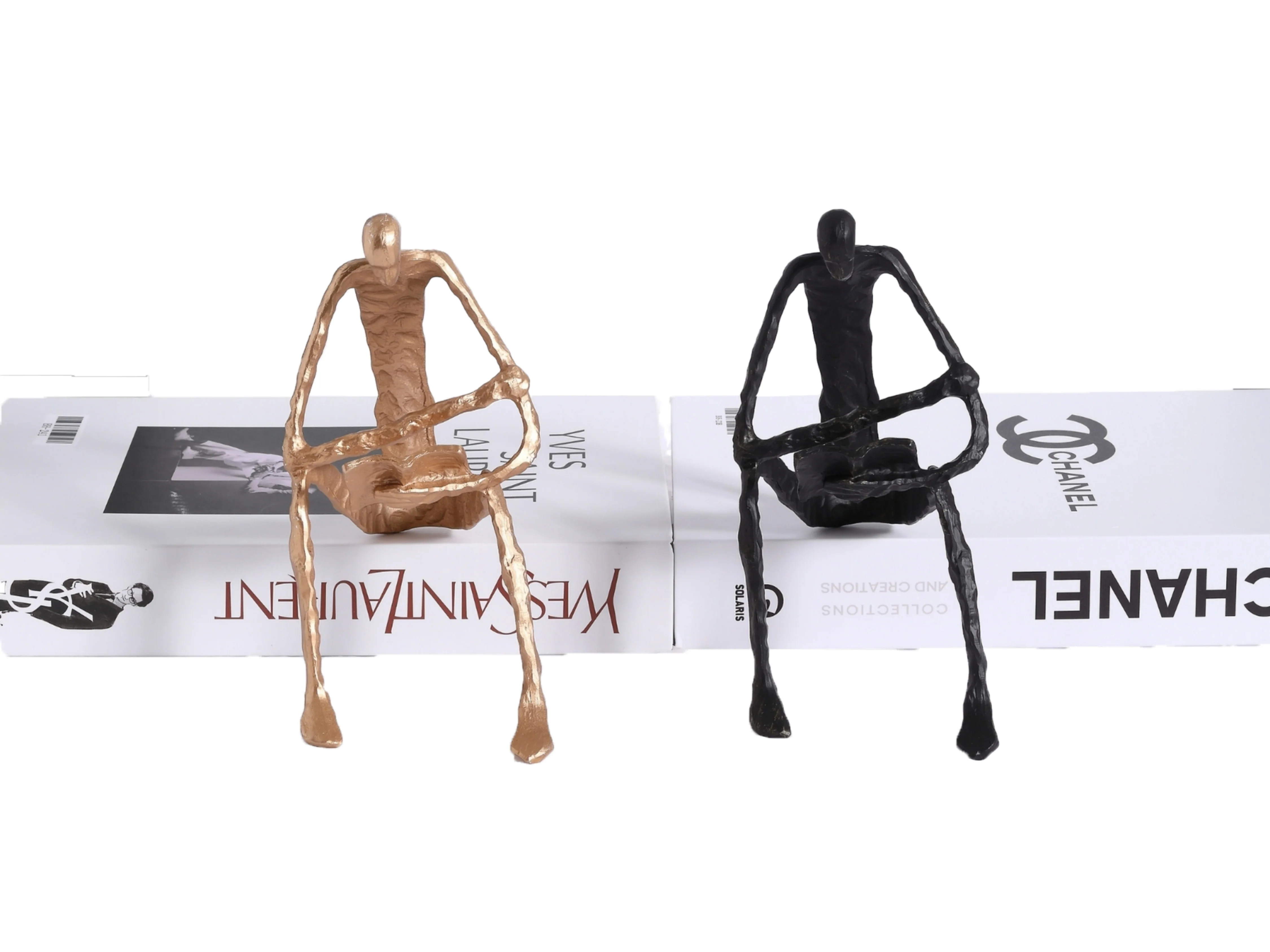 Nora Decorative Figurine – Modern Reading Sculpture - Image 3