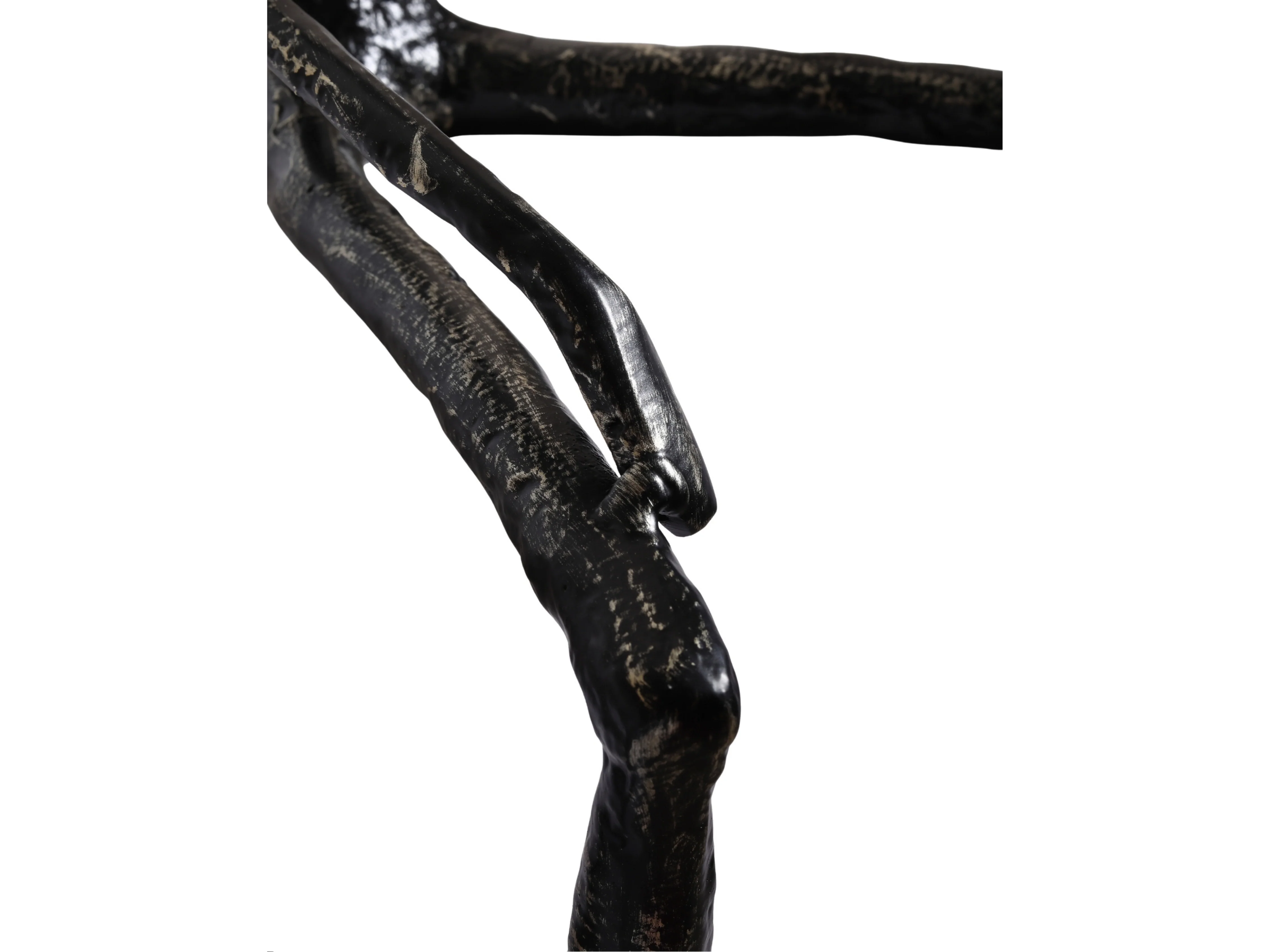 Nordic Black & Gold Sitting Figure Sculpture – Metal Shelf Decor - Image 8