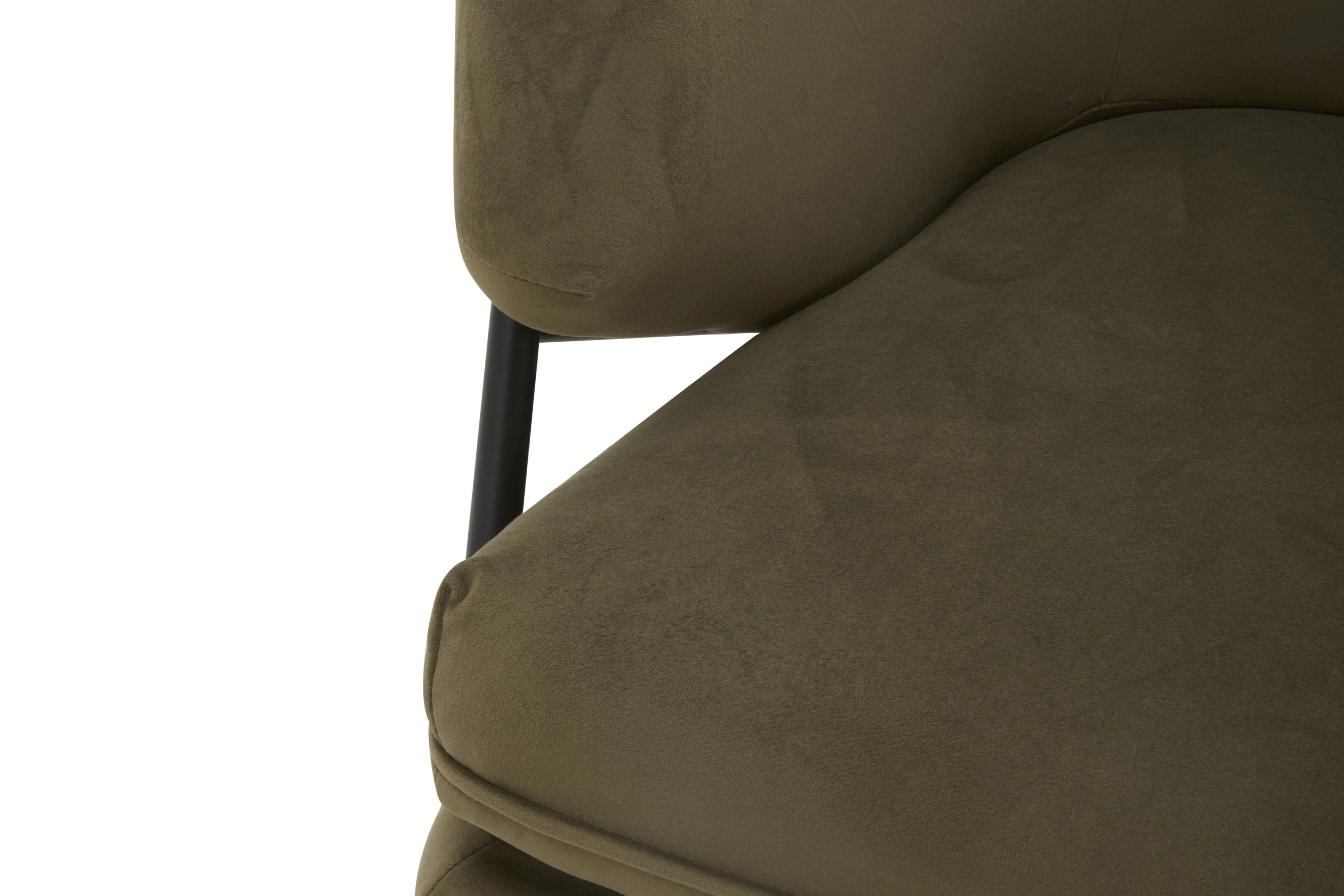 Ollie Velvet Occasional Chair – Modern Accent Chair - Image 6