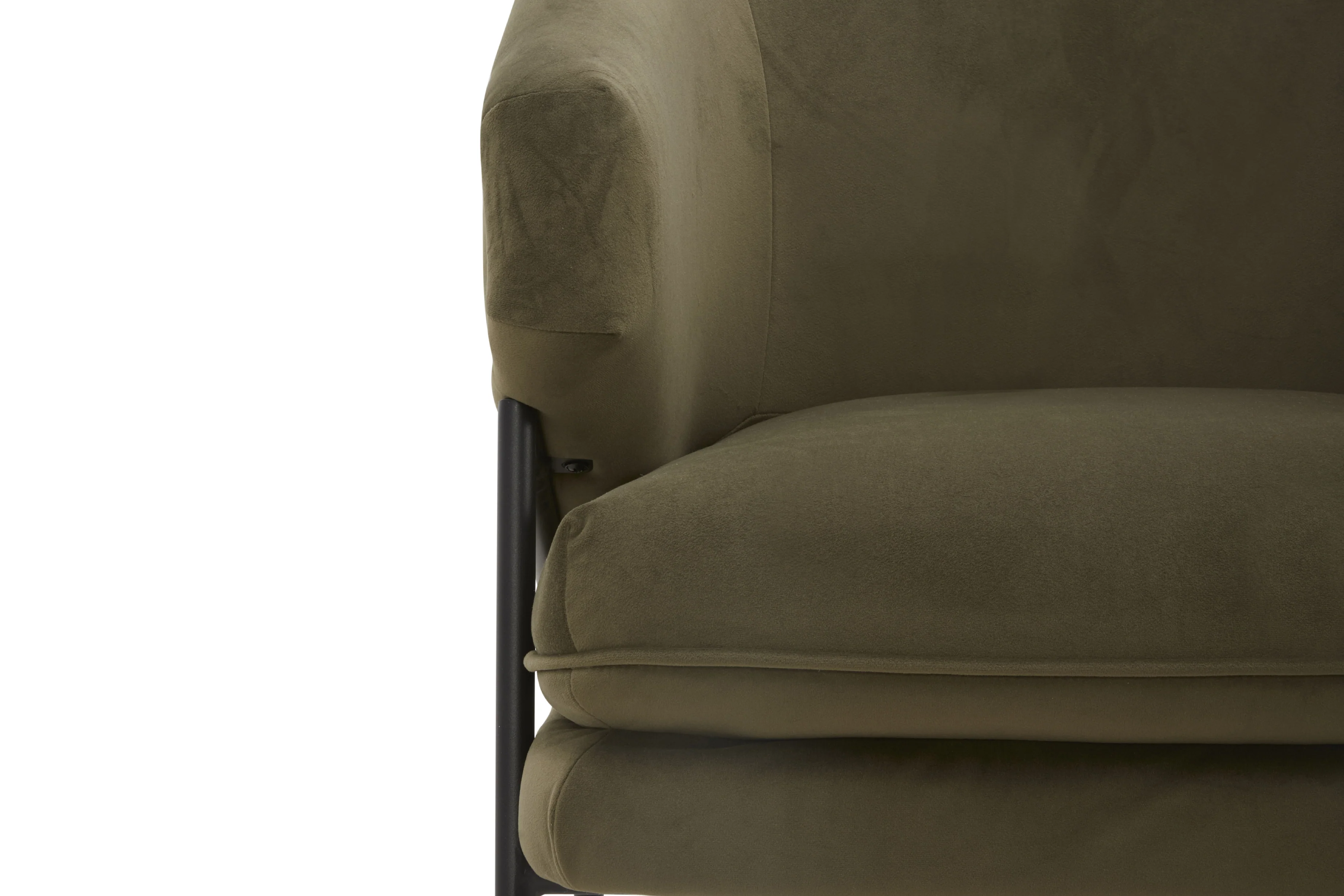 Ollie Velvet Occasional Chair – Modern Accent Chair - Image 7