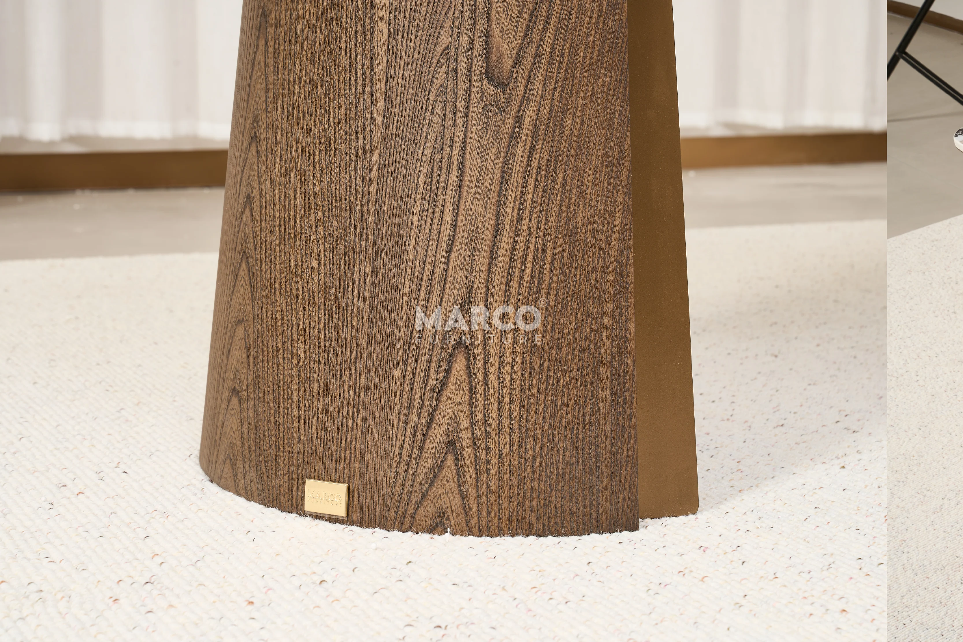 Olmo Fiorito Pandora Brown Sintered Stone Hallway Table - Image 5
