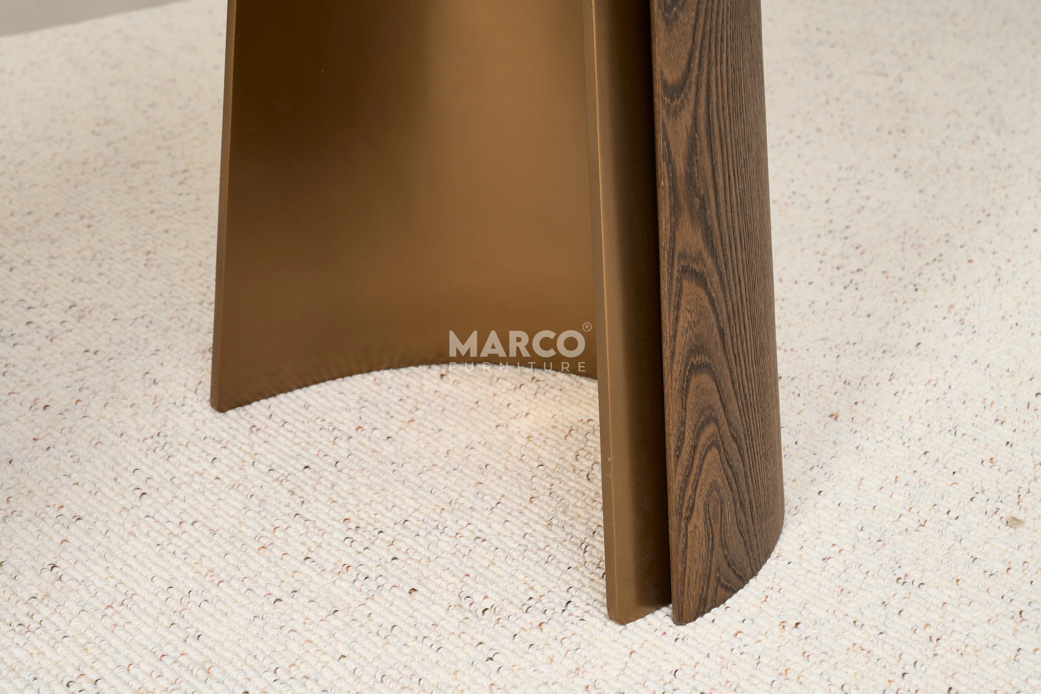 Olmo Fiorito Pandora Brown Sintered Stone Hallway Table - Image 6