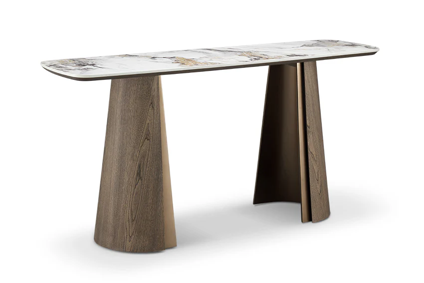 Olmo Fiorito Pandora Brown Sintered Stone Hallway Table - Image 7