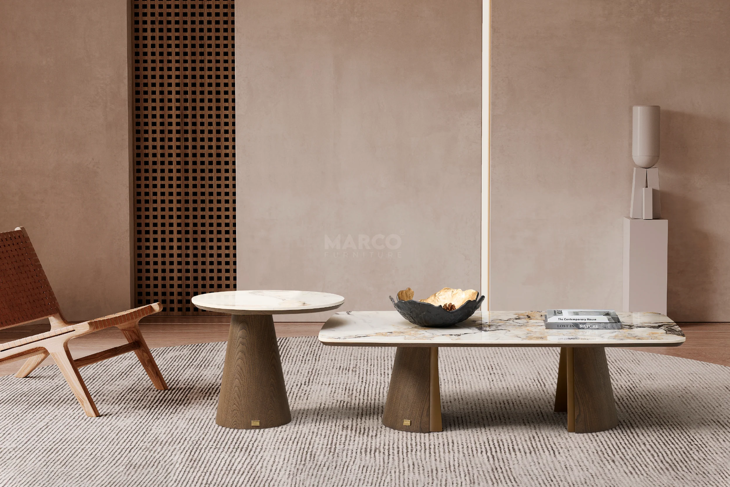 Olmo Fiorito Sintered Stone Coffee Table - Image 3