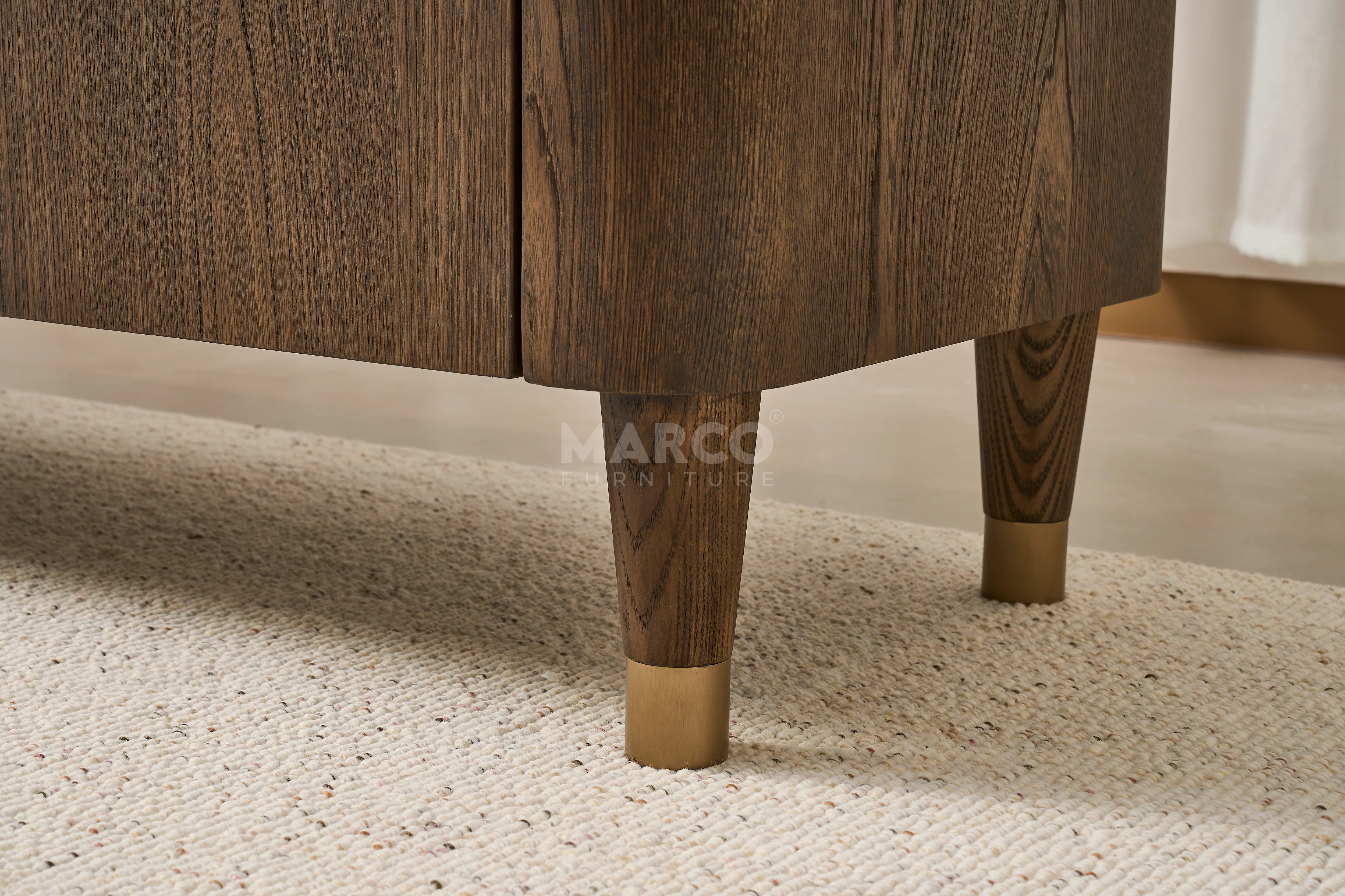 Olmo Fiorito TV Unit with Storage - Pandora Sintered Stone Top - Image 11