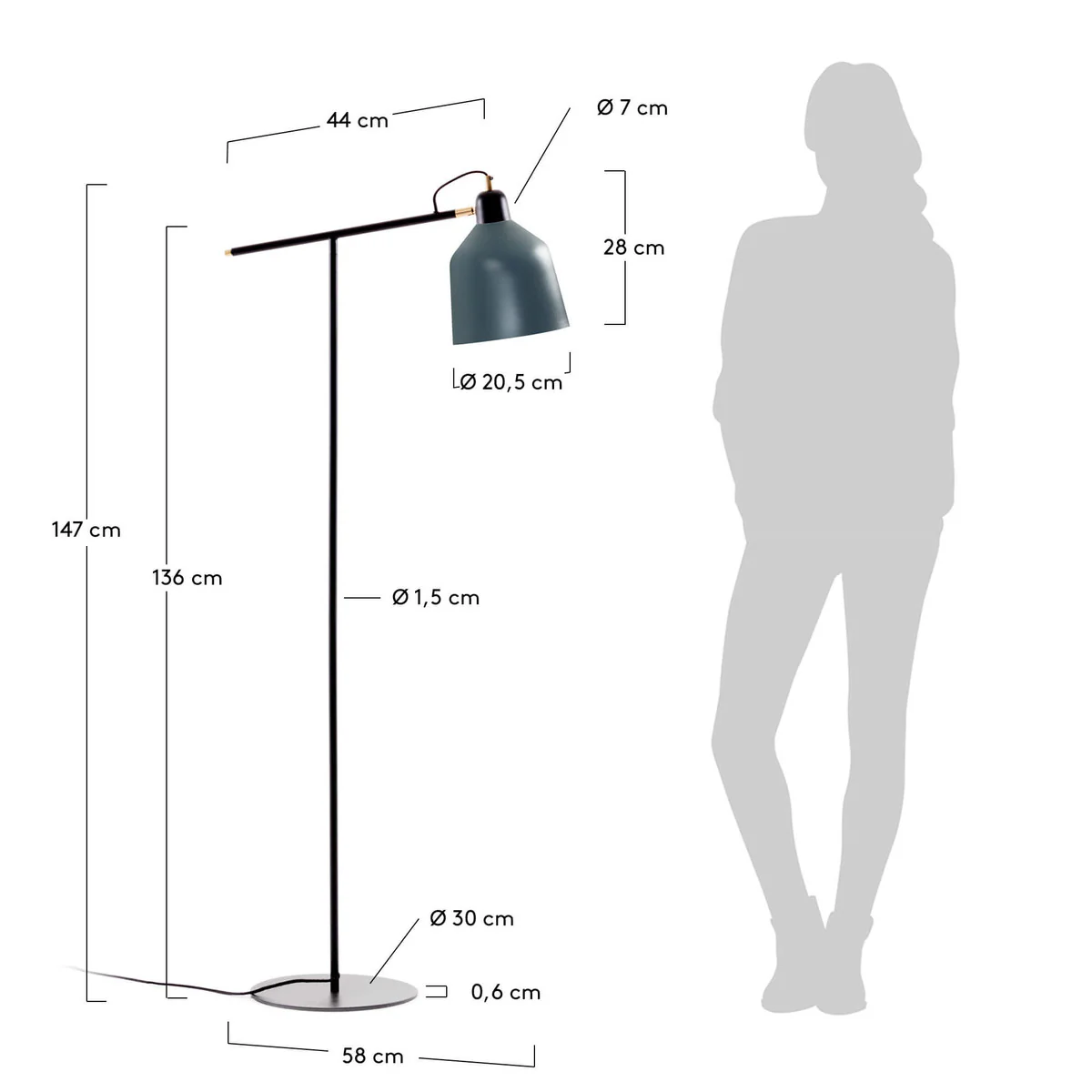 Olympia Tripod Floor Lamp - Image 4