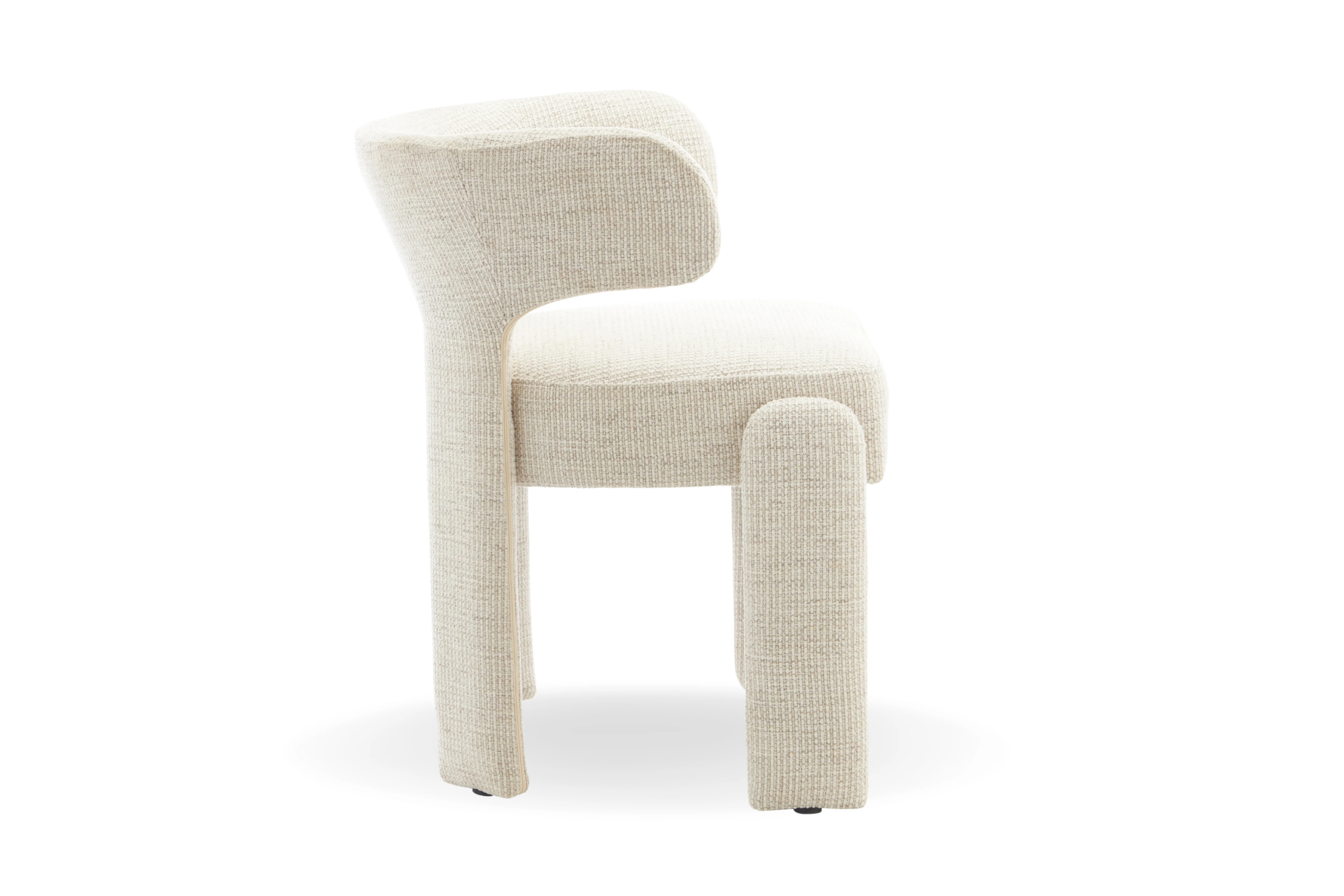 Orlen Woven Fabric Dining Chair - Image 7
