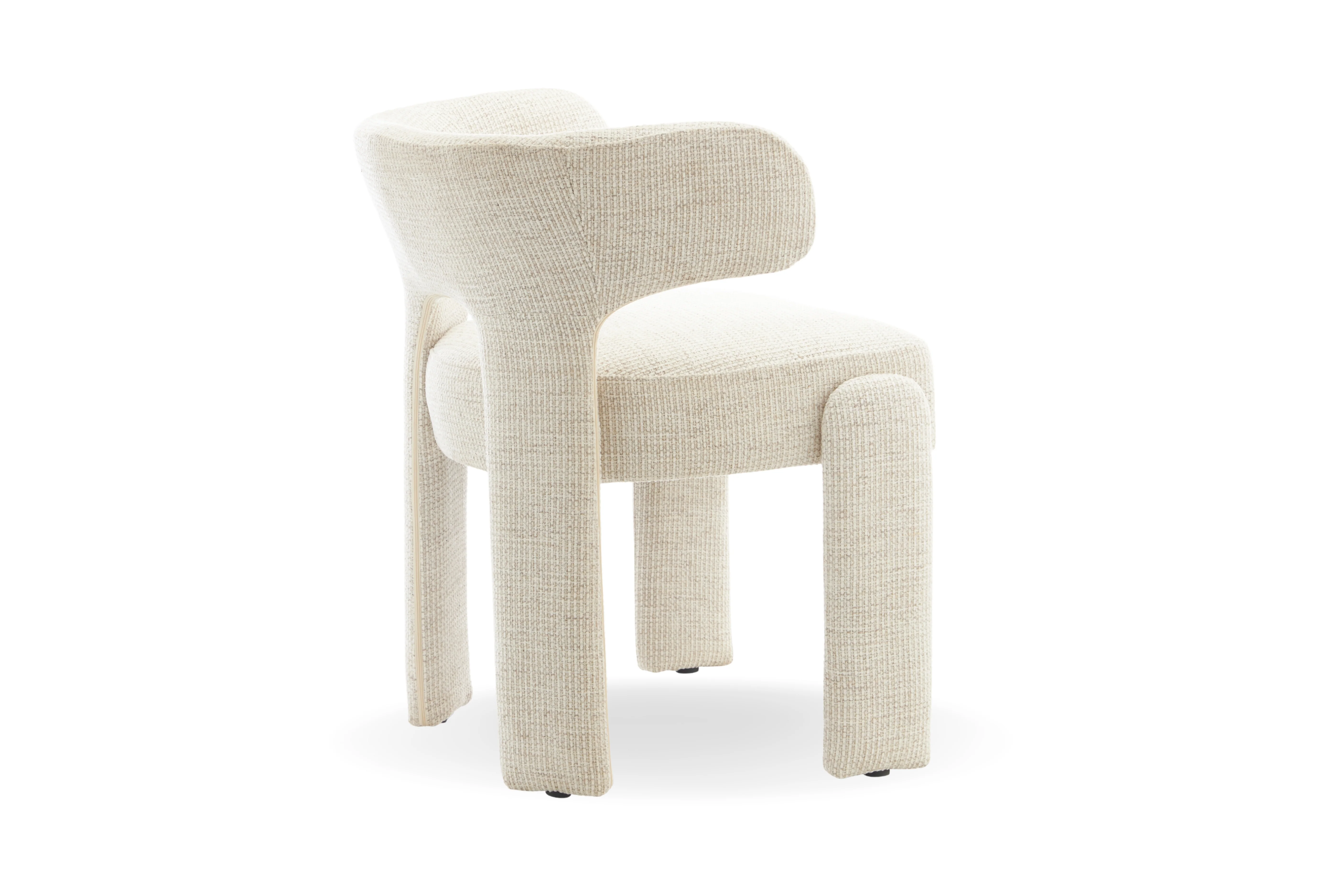 Orlen Woven Fabric Dining Chair - Image 8