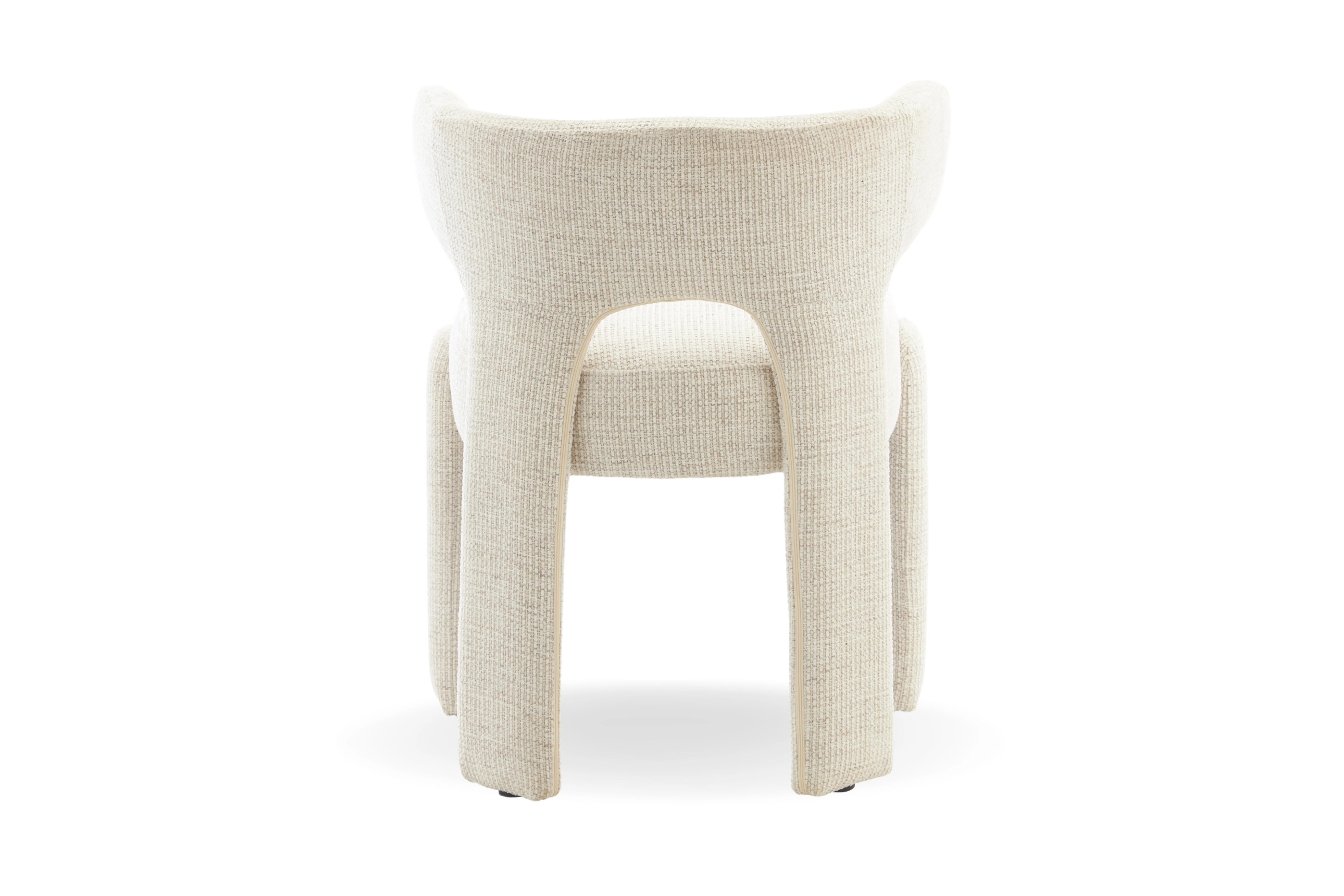 Orlen Woven Fabric Dining Chair - Image 9