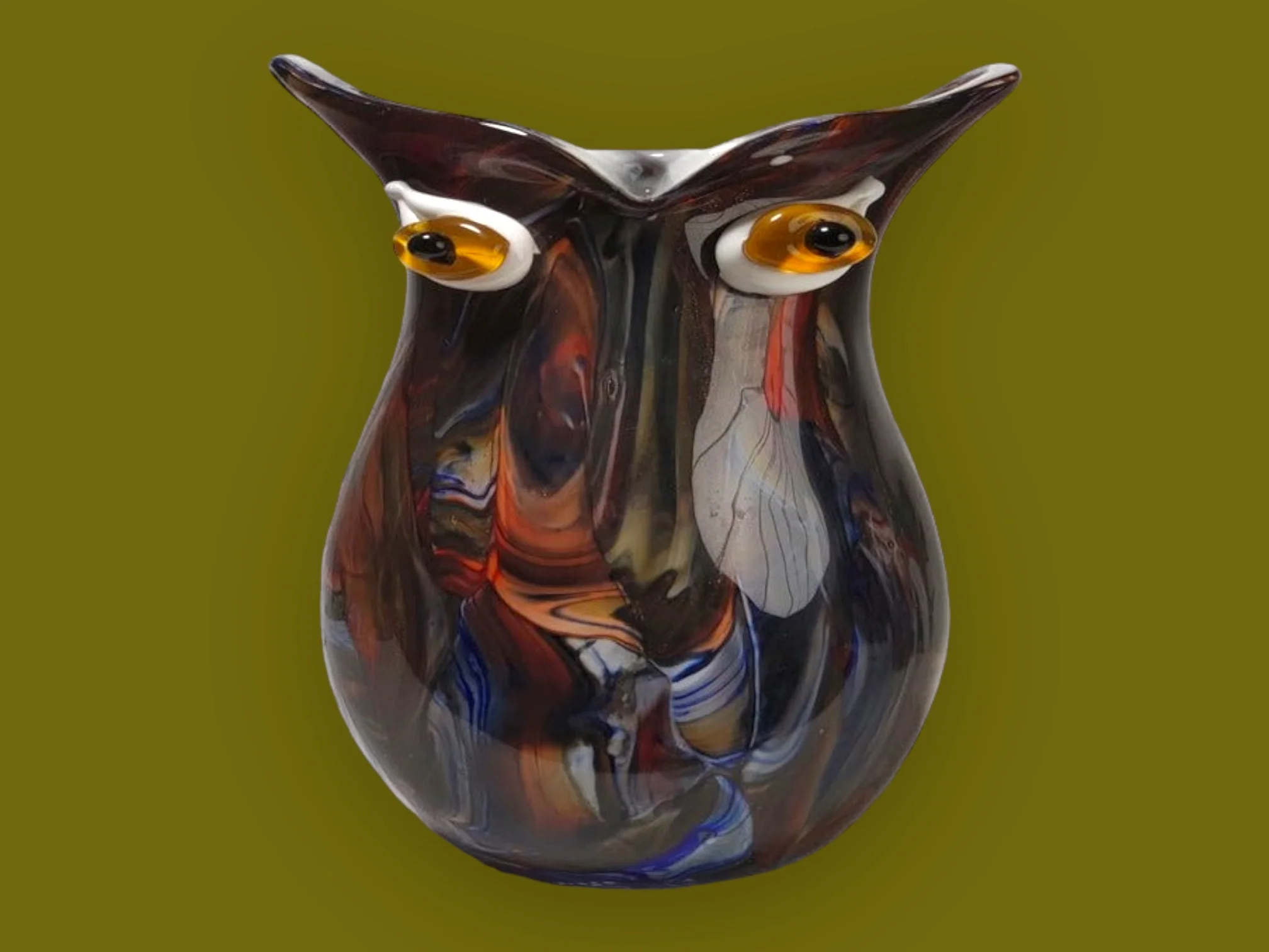 Pablo Picasso Vase Murano style Glass - Image 7