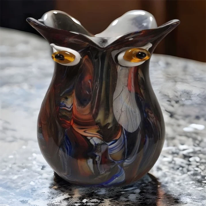 Pablo Picasso Vase Murano style Glass - Image 8