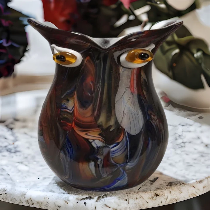 Pablo Picasso Vase Murano style Glass - Image 9