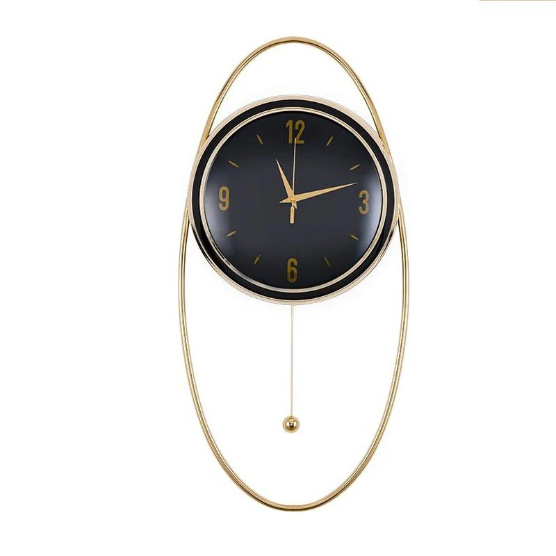 Orbit Pendulum Wall Clock (Black) - 75cm - Image 3