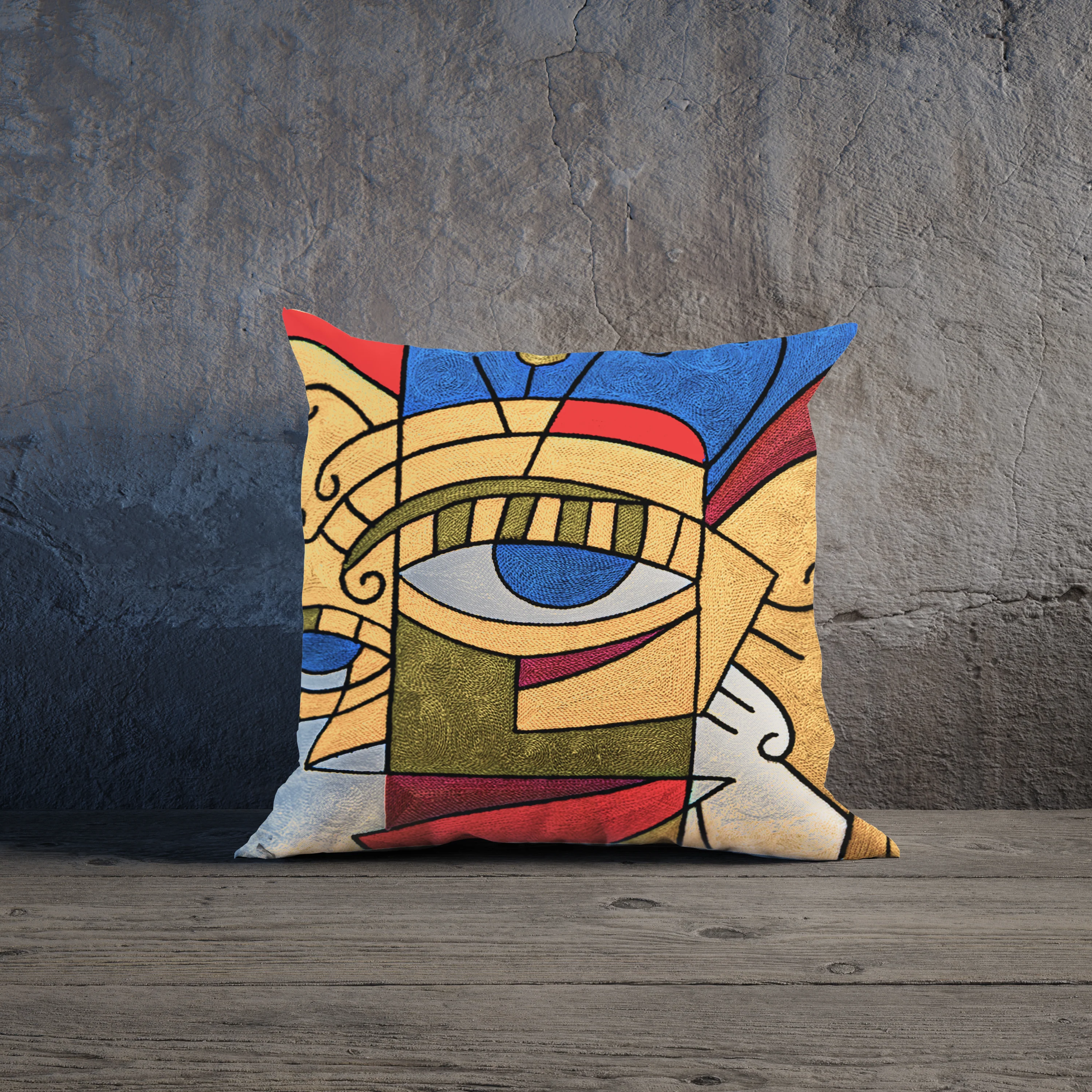 Picasso Eye themed Cushion - Image 4