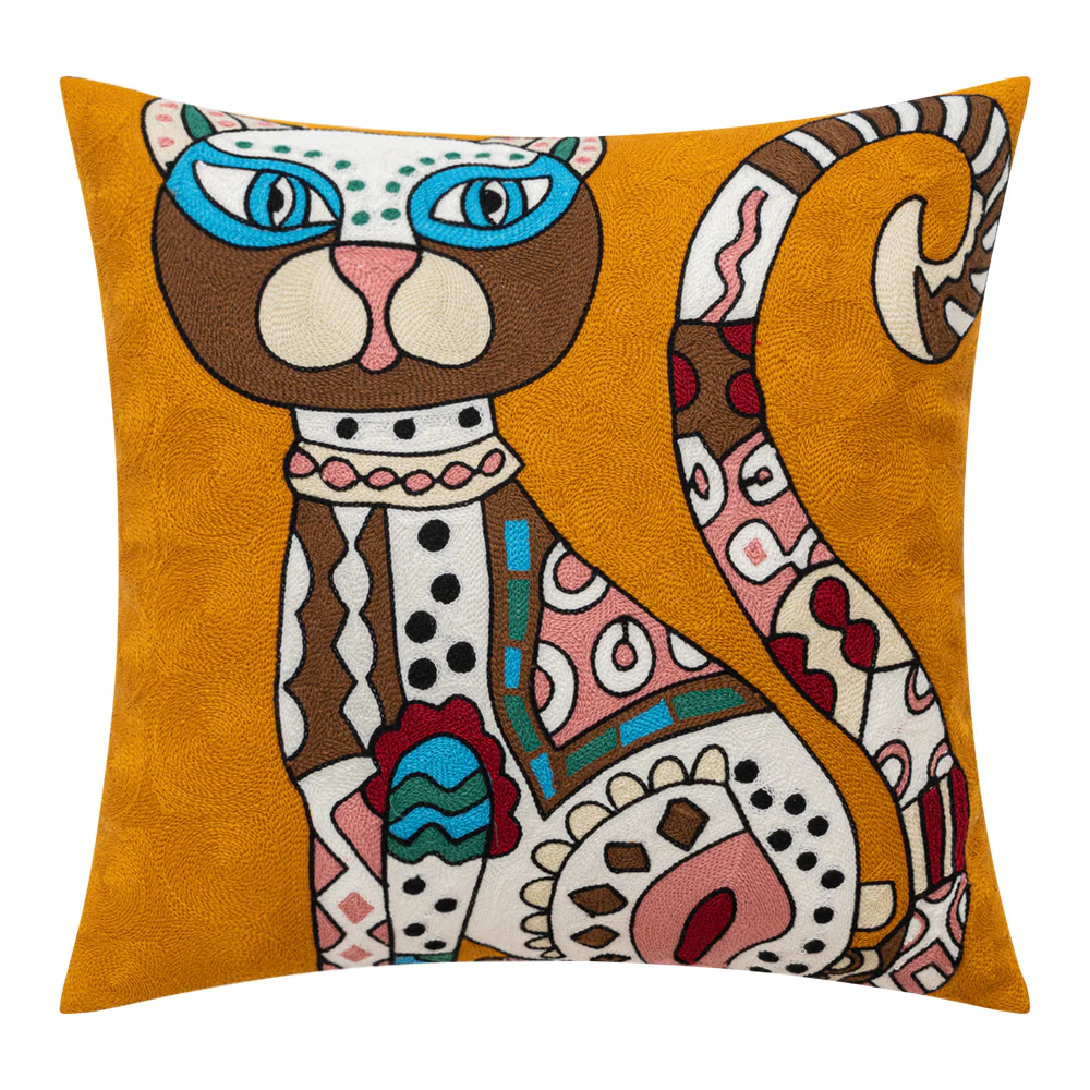Picasso Inspired Cushions Pillow Covers Abstract Art Embroidered Pillowcases - Image 4