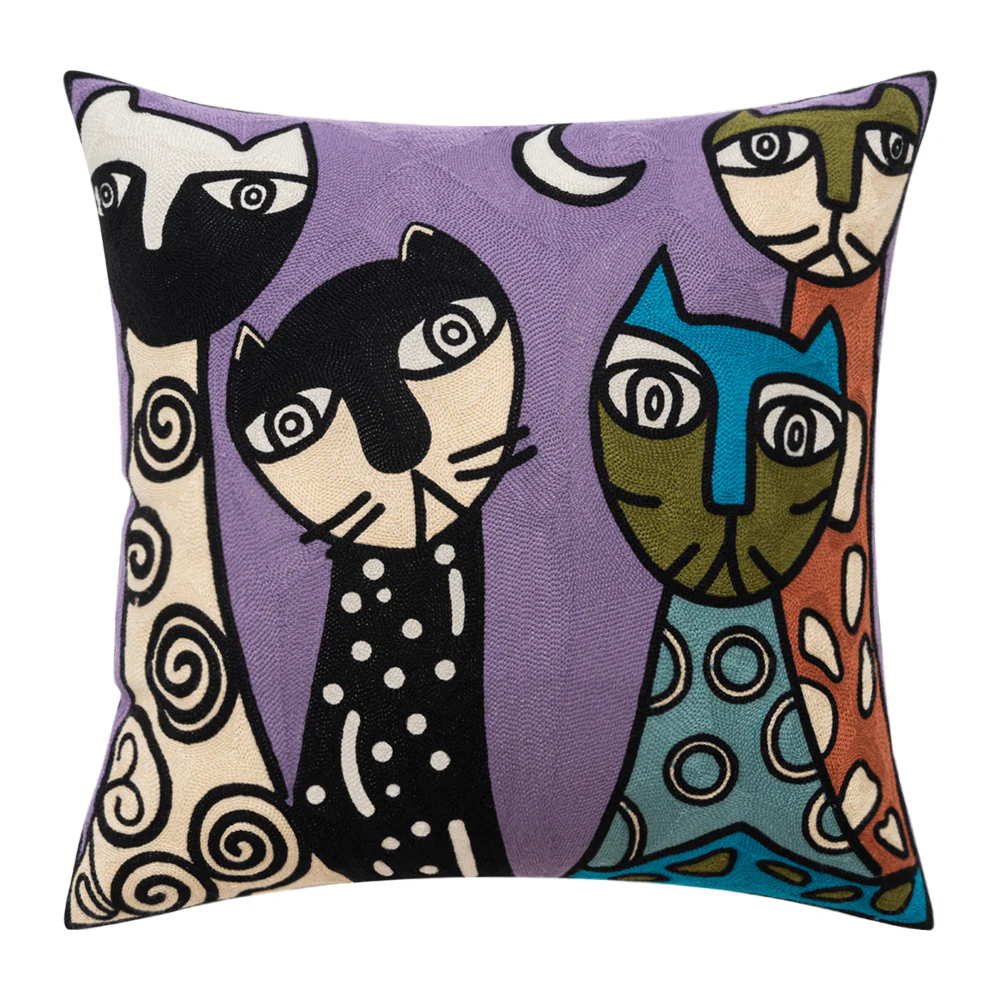 Picasso Inspired Cushions Pillow Covers Abstract Art Embroidered Pillowcases - Image 7