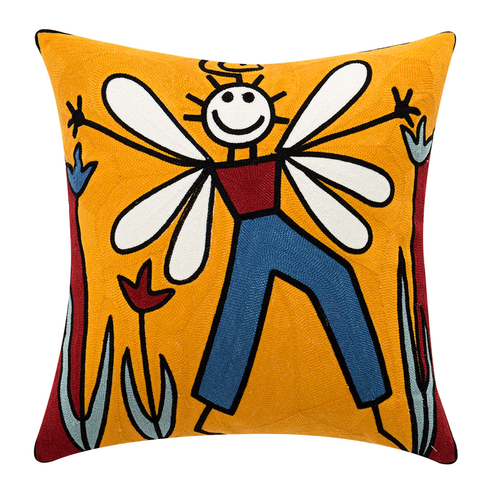 Happy Wings Picasso Inspired Cushion - Image 2