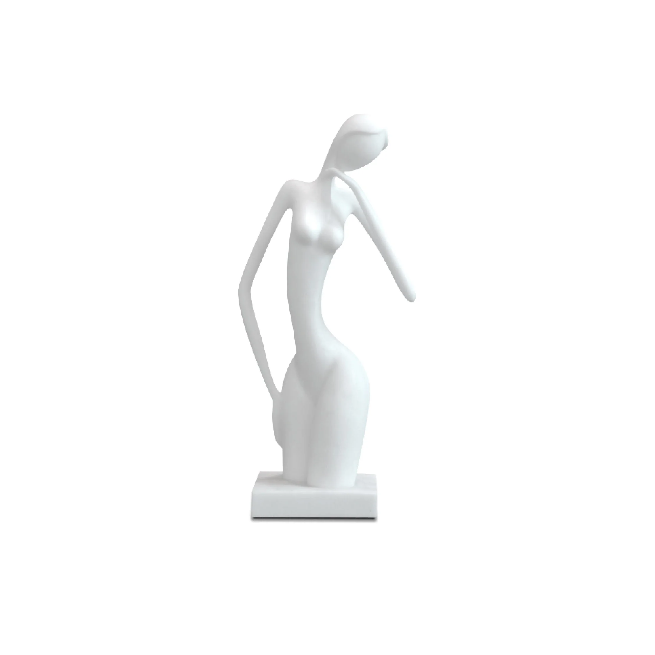 Nordic Posing Lady Statue - Image 2