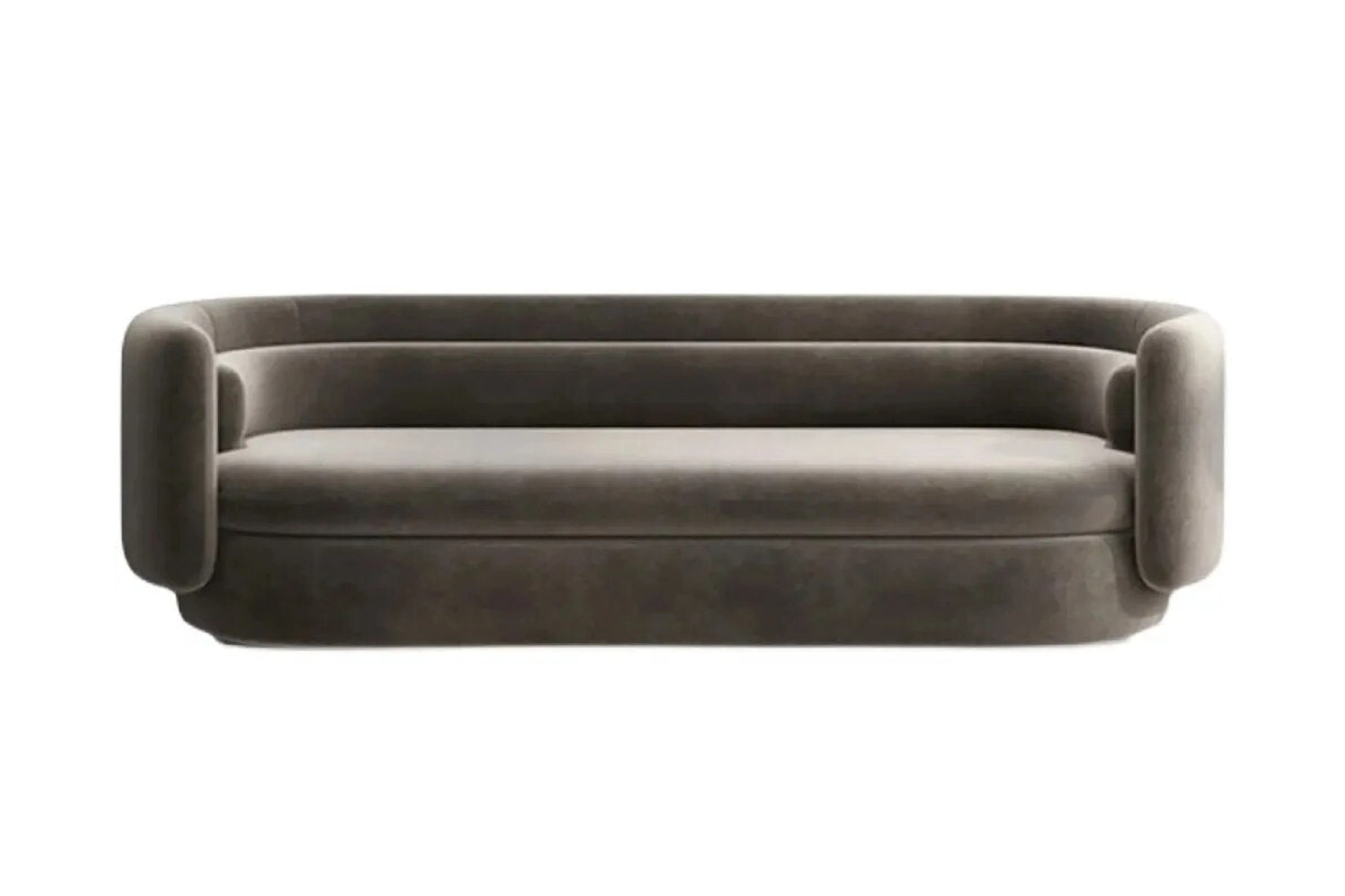Vesper Velvet Curved Lounge – Modern Designer Sofa - Image 10