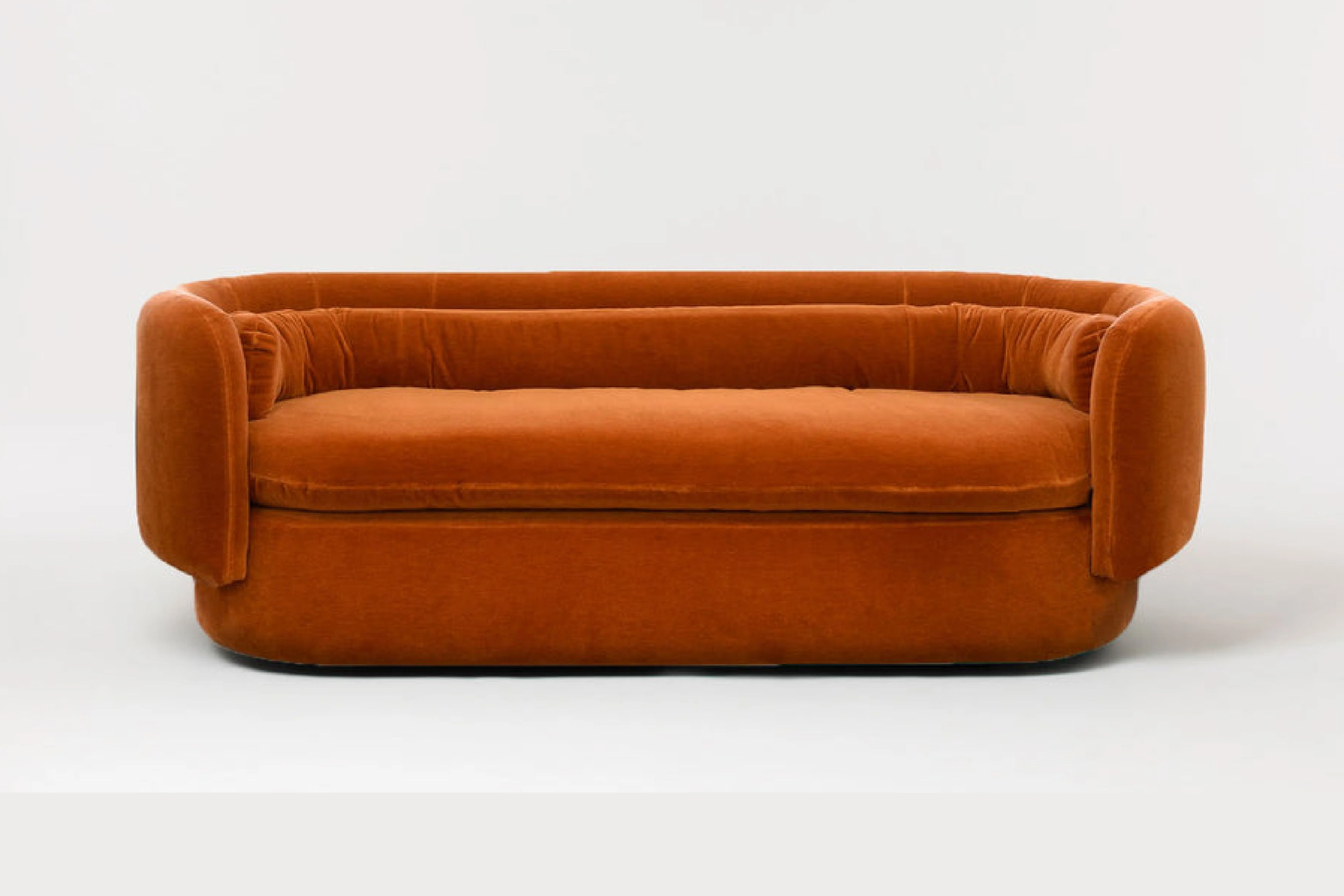 Vesper Velvet Curved Lounge – Modern Designer Sofa - Image 7