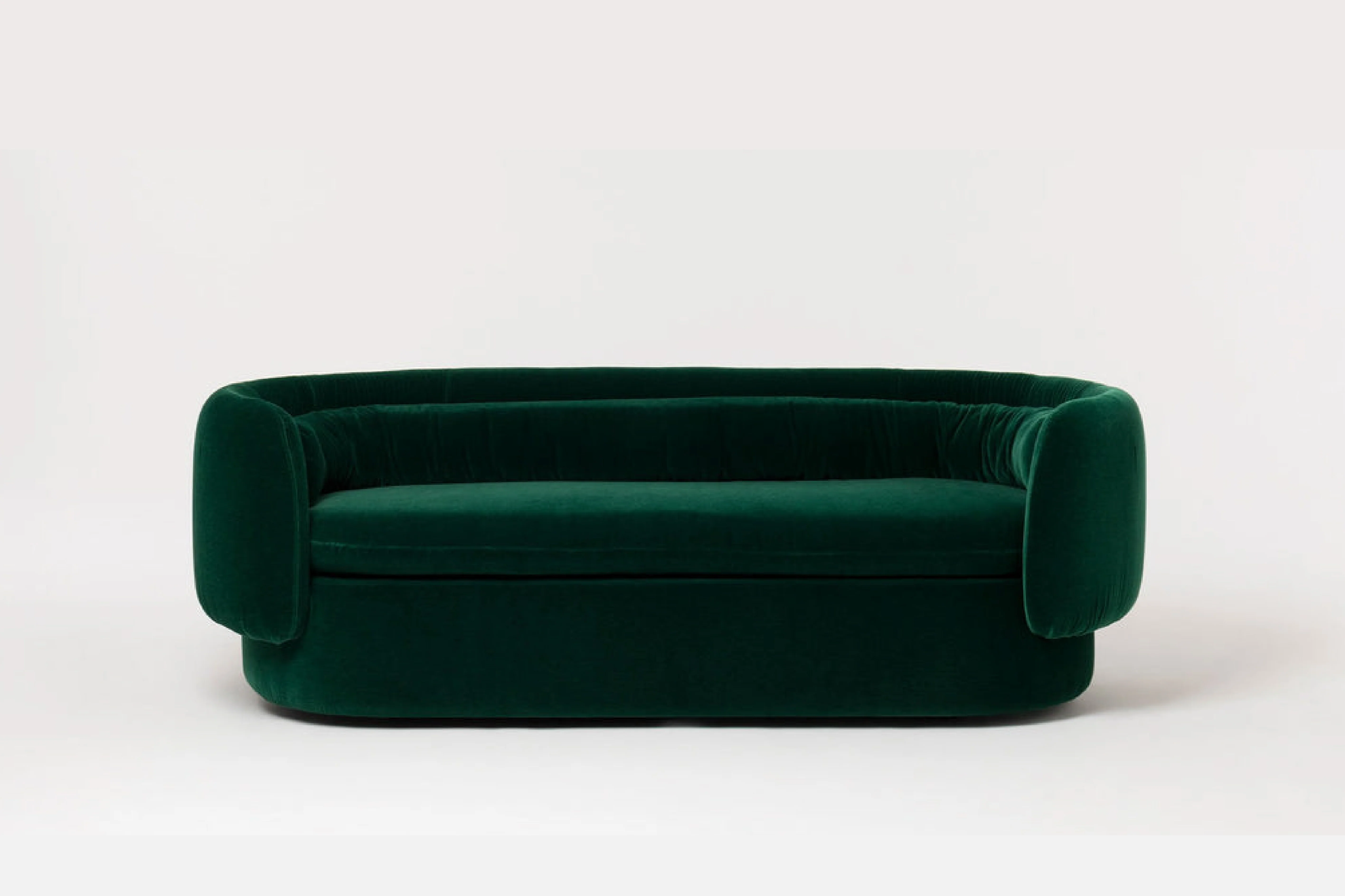Vesper Velvet Curved Lounge – Modern Designer Sofa - Image 9