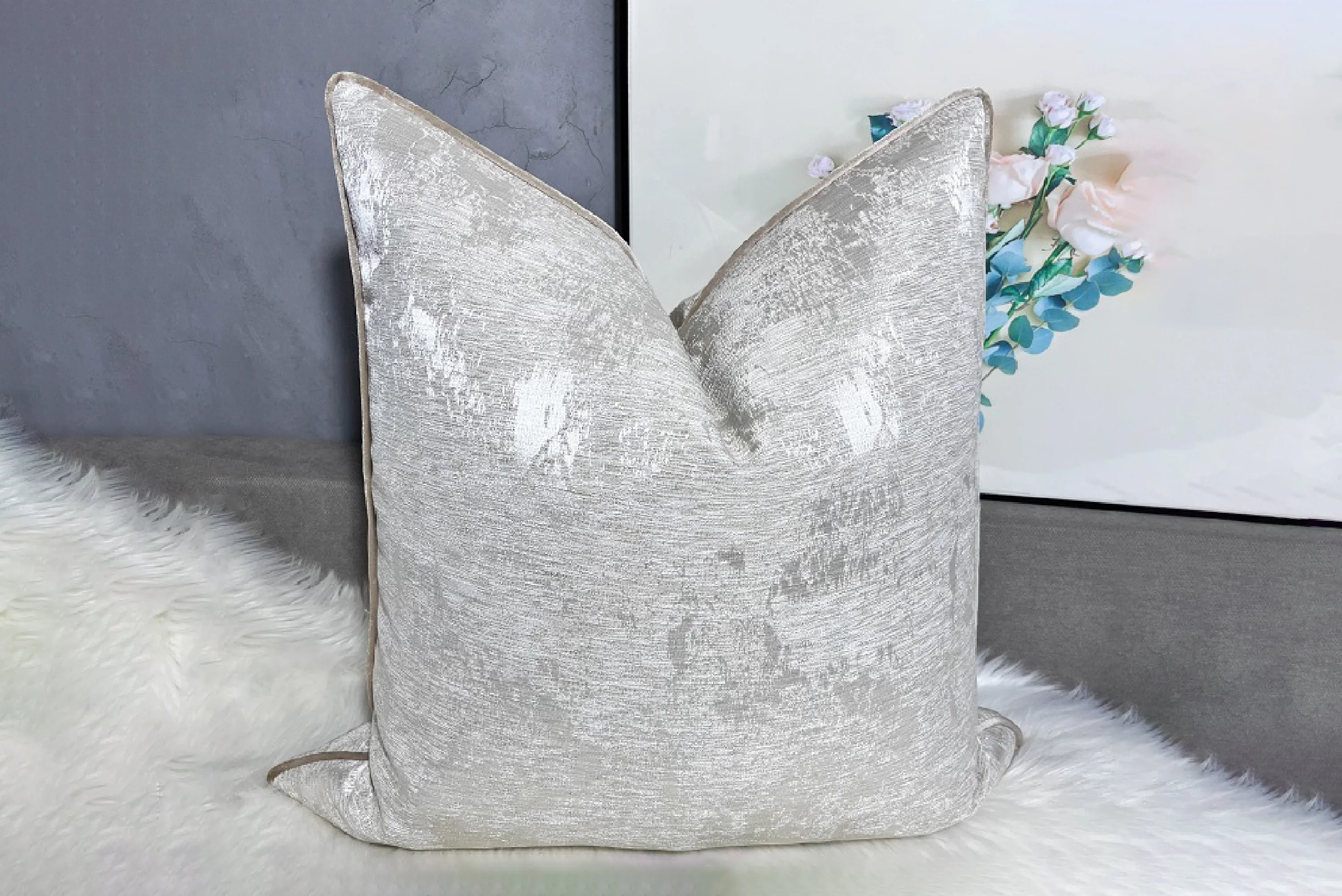Casa Pearl Feather-Filled Cushion