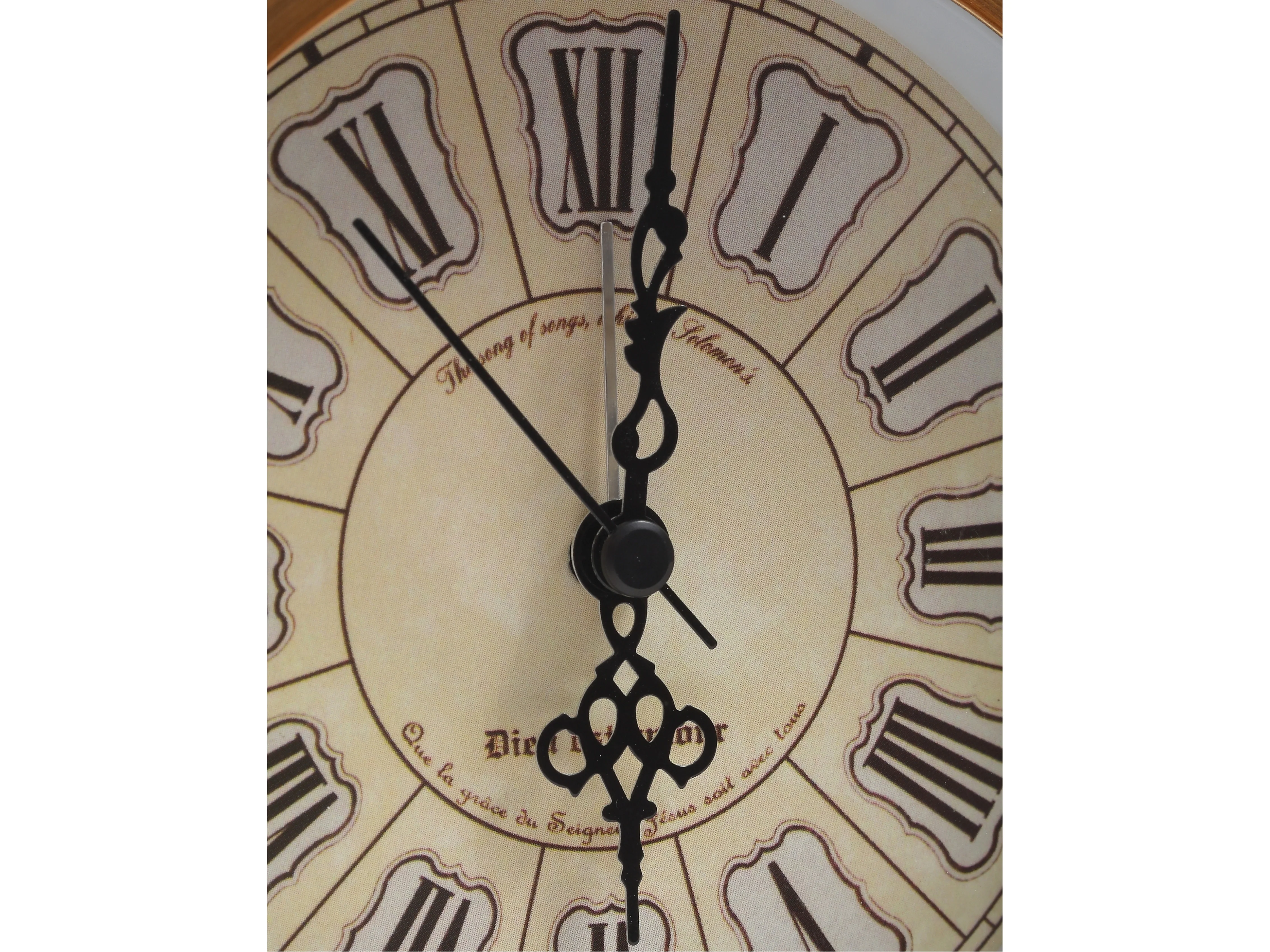 Regal Twin-Bell Roman Numeral Table Clock - Image 4
