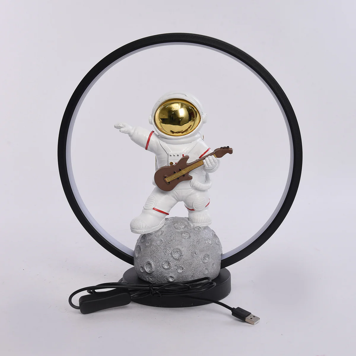 Astronaut LED Ring Lamp (White) - Image 4