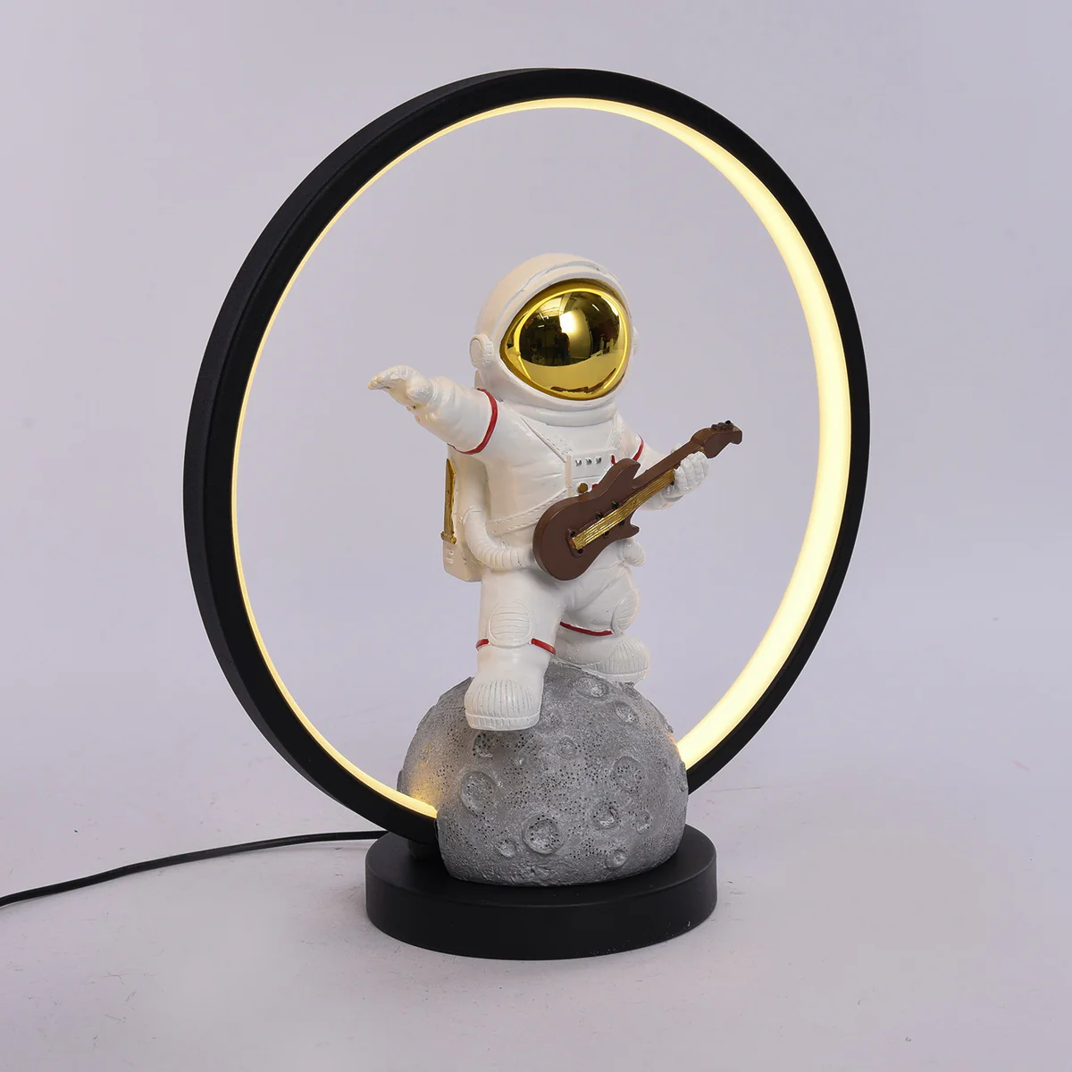 Astronaut LED Ring Lamp (White) - Image 5
