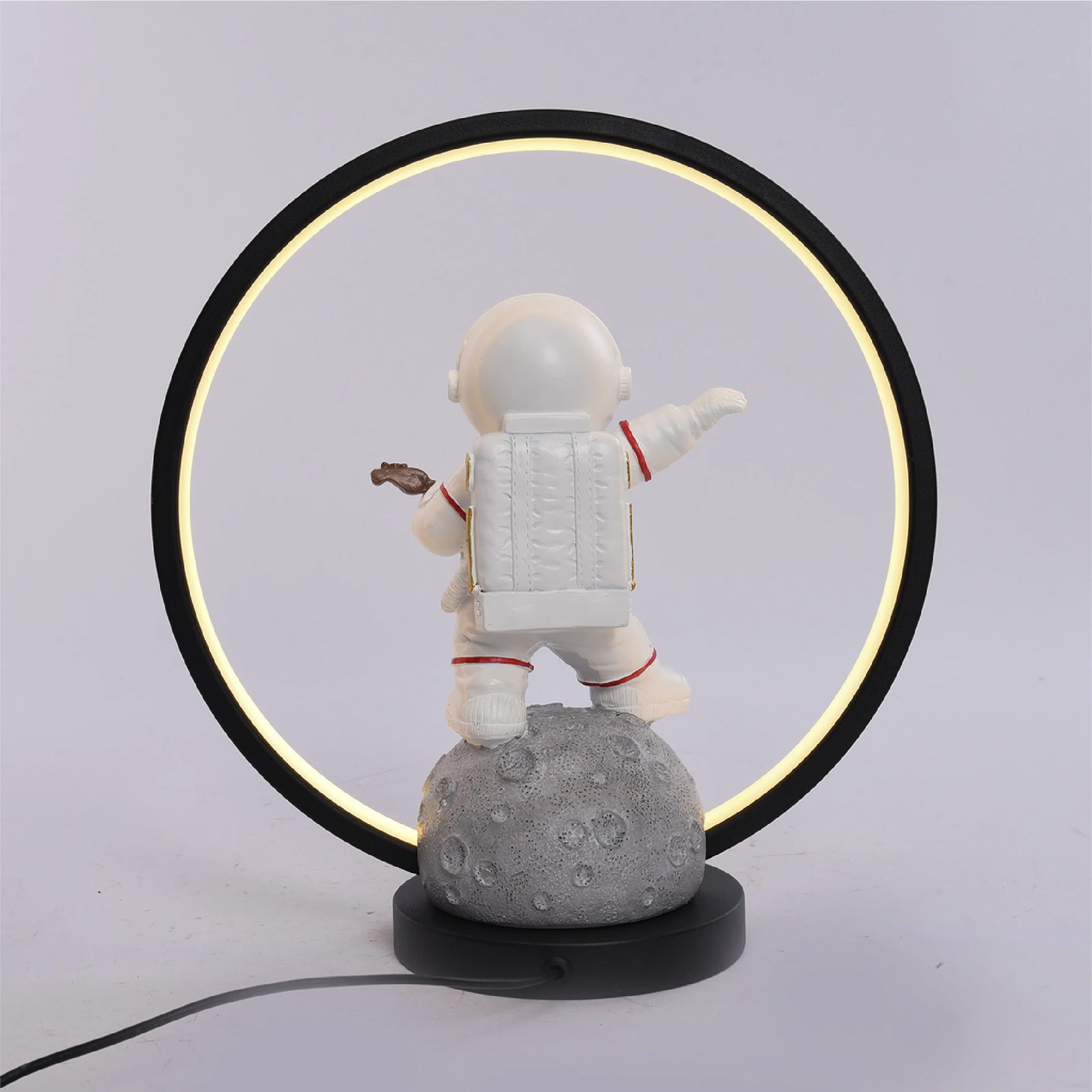 Astronaut LED Ring Lamp (White) - Image 7
