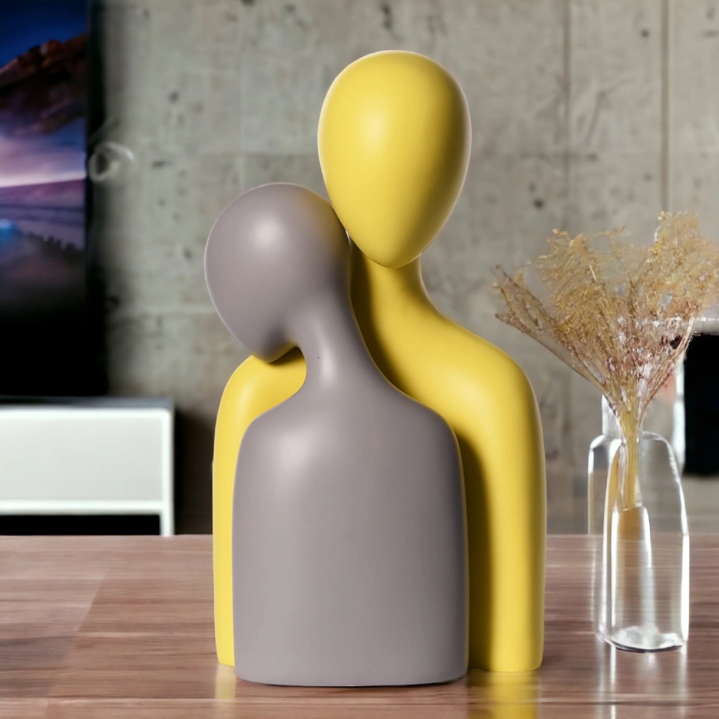 Love Couple Resin Characters (Yellow) - Image 6