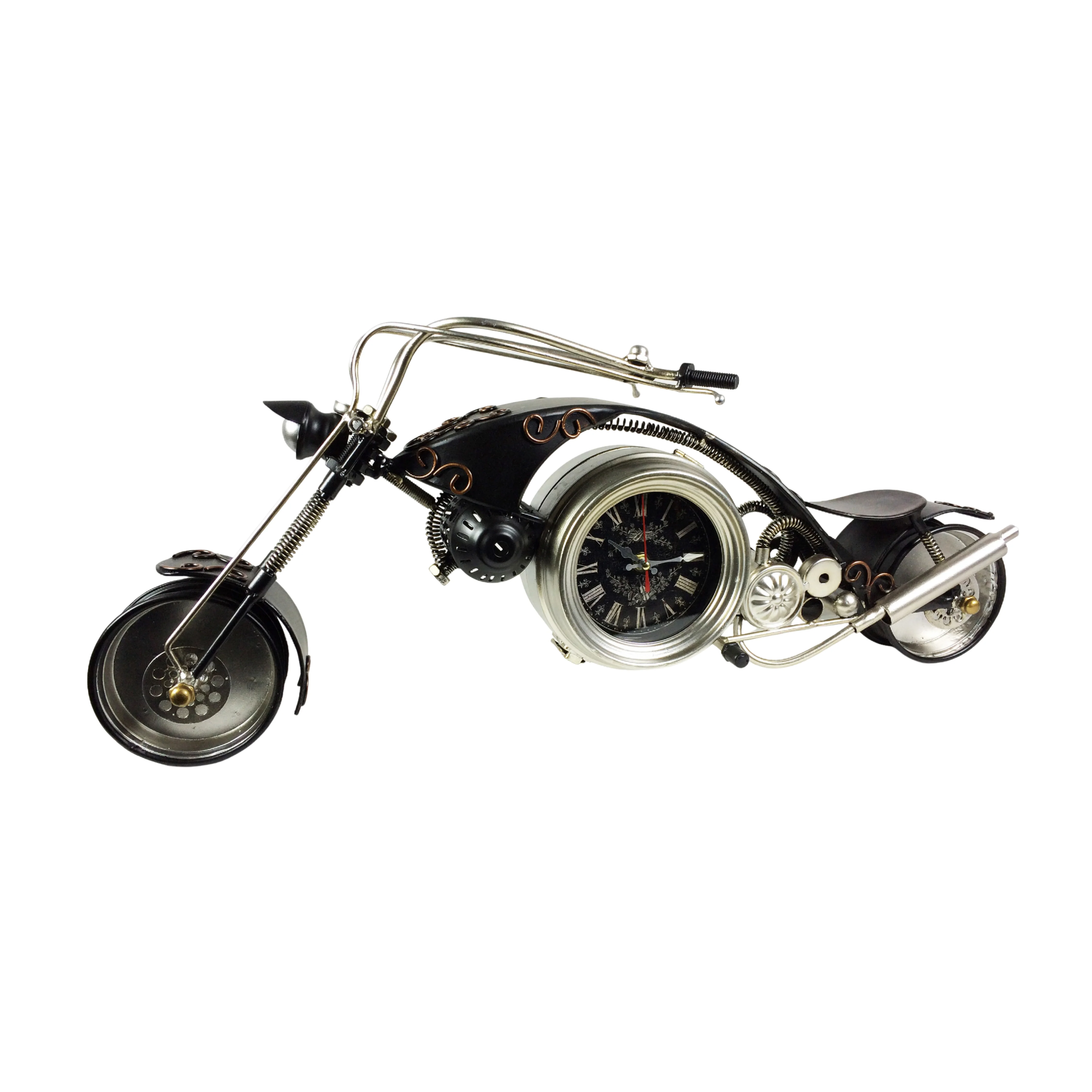 Roadster Vintage Style Motorbike Table Clock – 65cm - Image 2